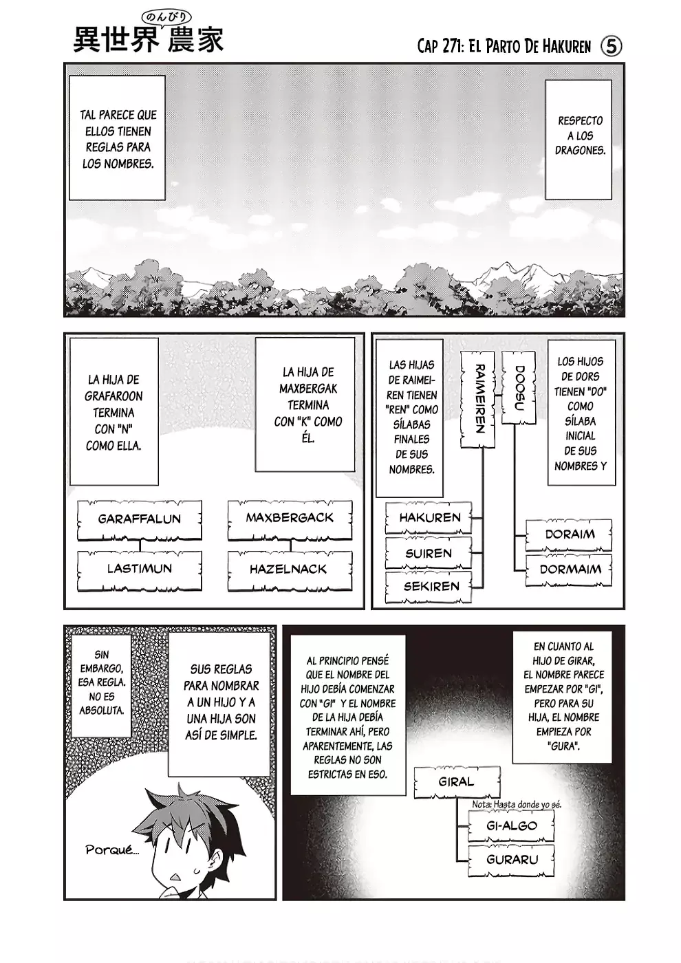 ISEKAI NONBIRI NOUKA Capitulo 271: El Parto De Hakuren (5) página 1