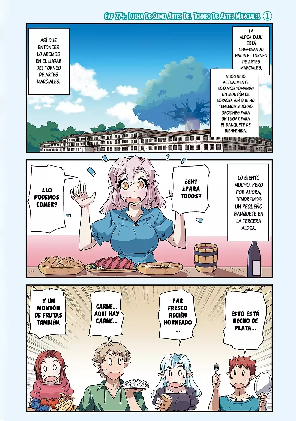 ISEKAI NONBIRI NOUKA Capitulo 274: Lucha De Sumo Antes Del Torneo De Artes Marciales (1) página 3