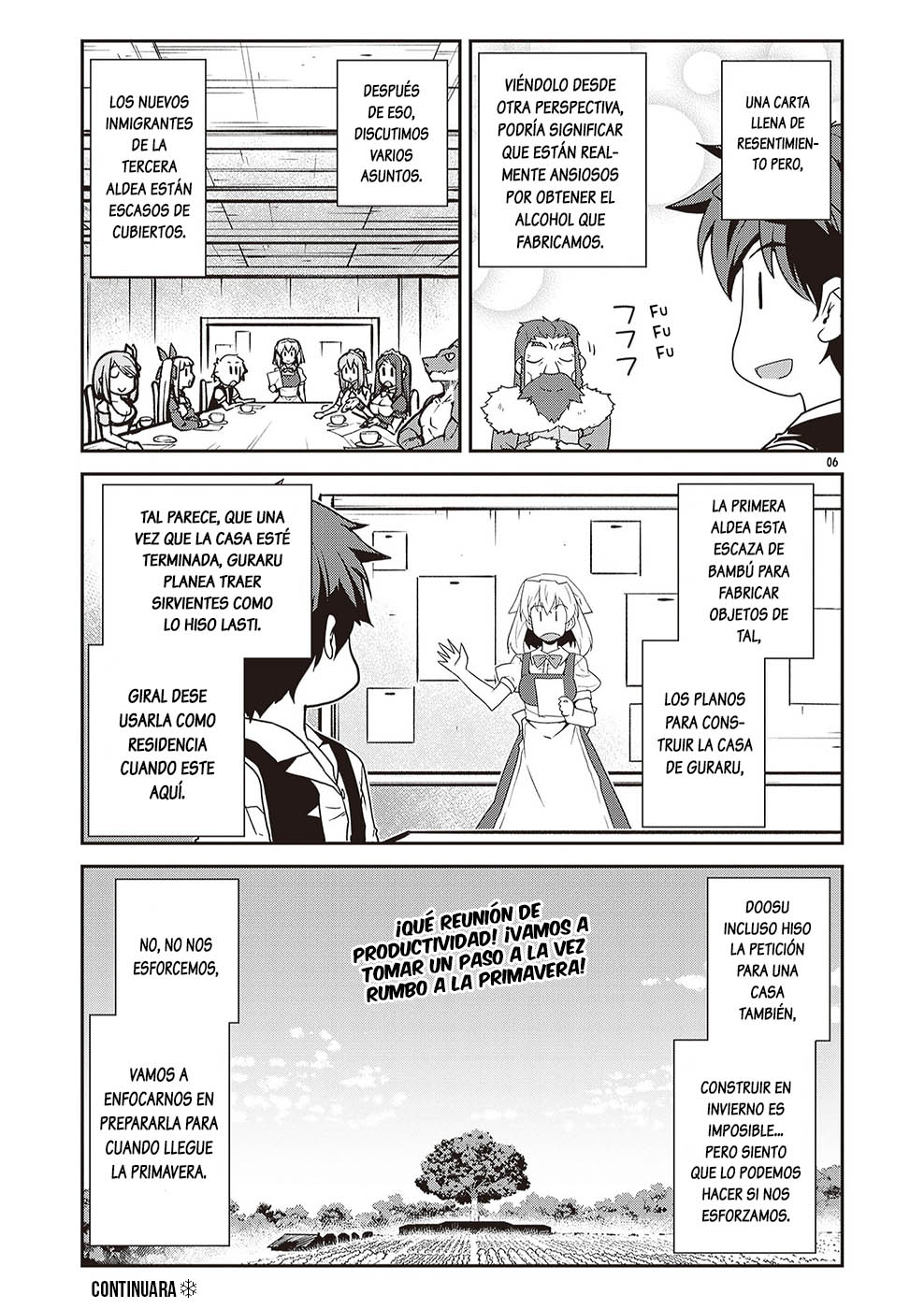 ISEKAI NONBIRI NOUKA Capitulo 291 página 6