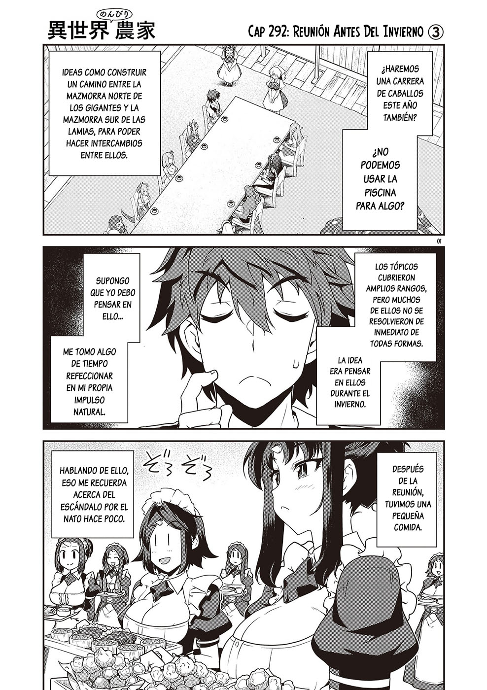 ISEKAI NONBIRI NOUKA Capitulo 292 página 1