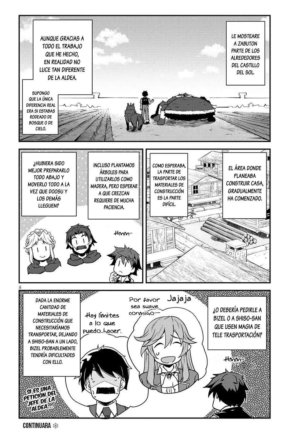 ISEKAI NONBIRI NOUKA Capitulo 321 página 8