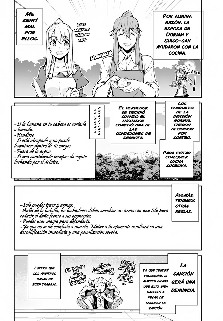 ISEKAI NONBIRI NOUKA Capitulo 70: Torneo de artes marciales-División normal página 5