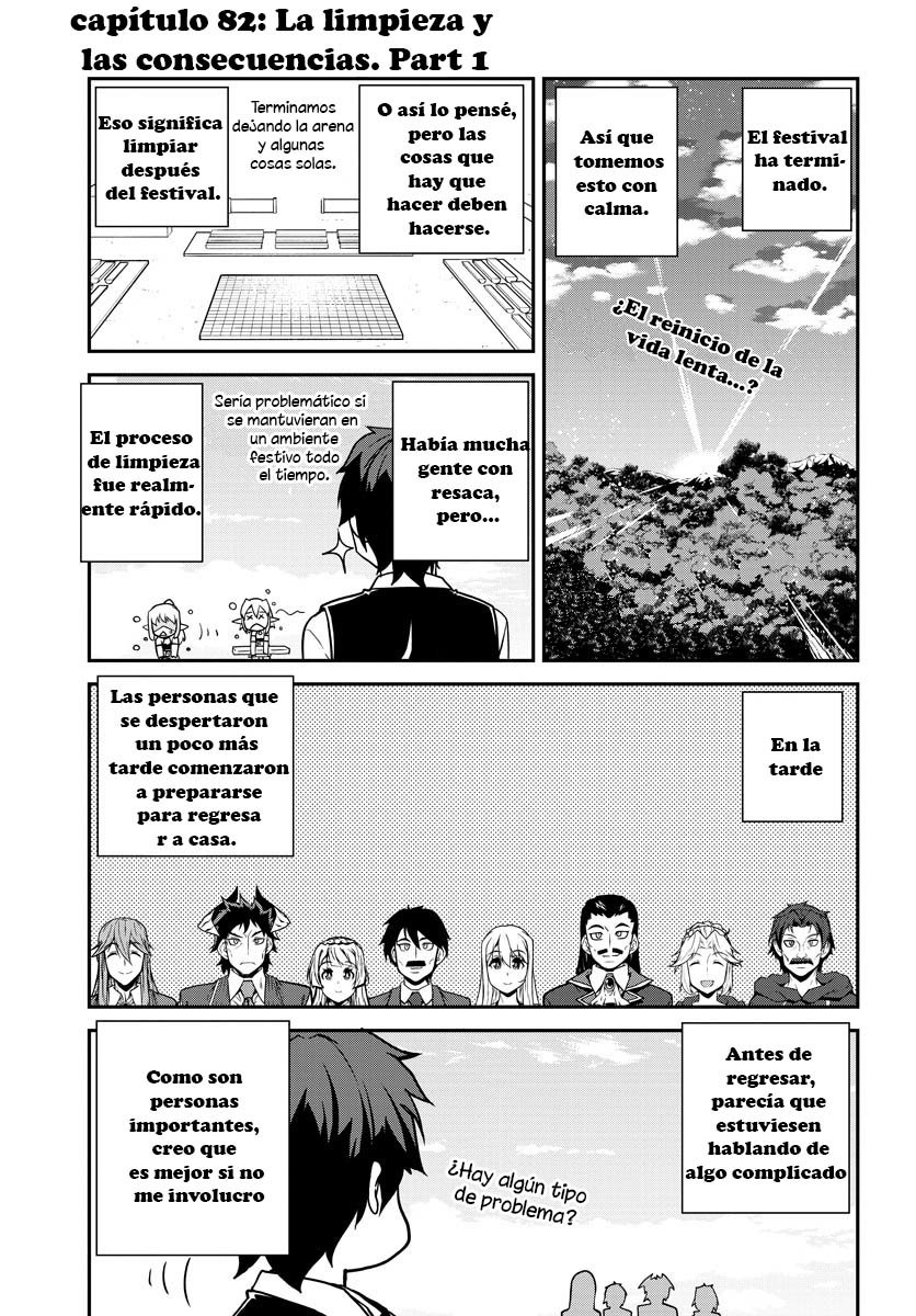 ISEKAI NONBIRI NOUKA Capitulo 82: La limpieza y las consecuencias. Part 1 página 2