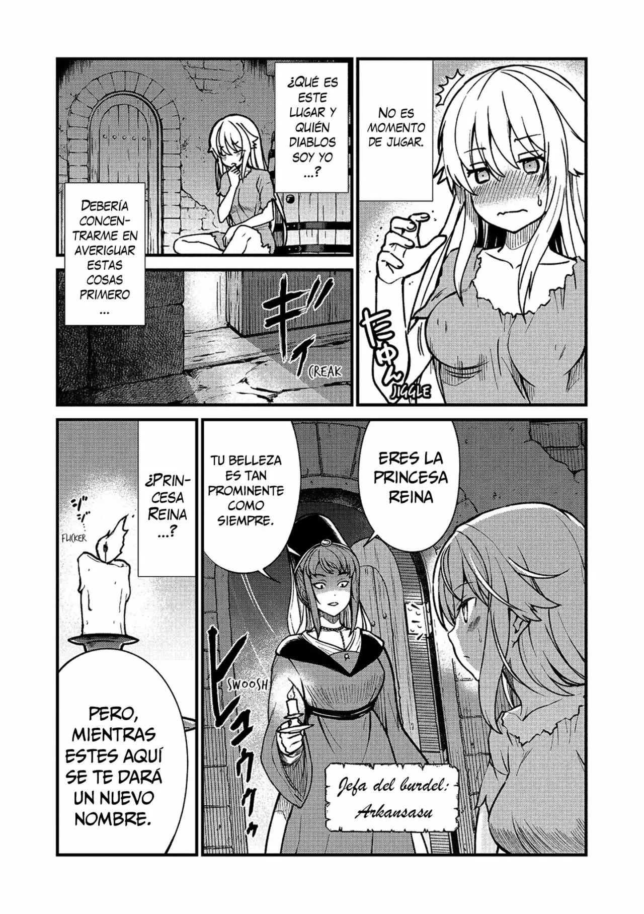 Me convertí en princesa caballero y trabajo en un burdel yuri Capitulo 1: Primer Día de Trabajo página 10