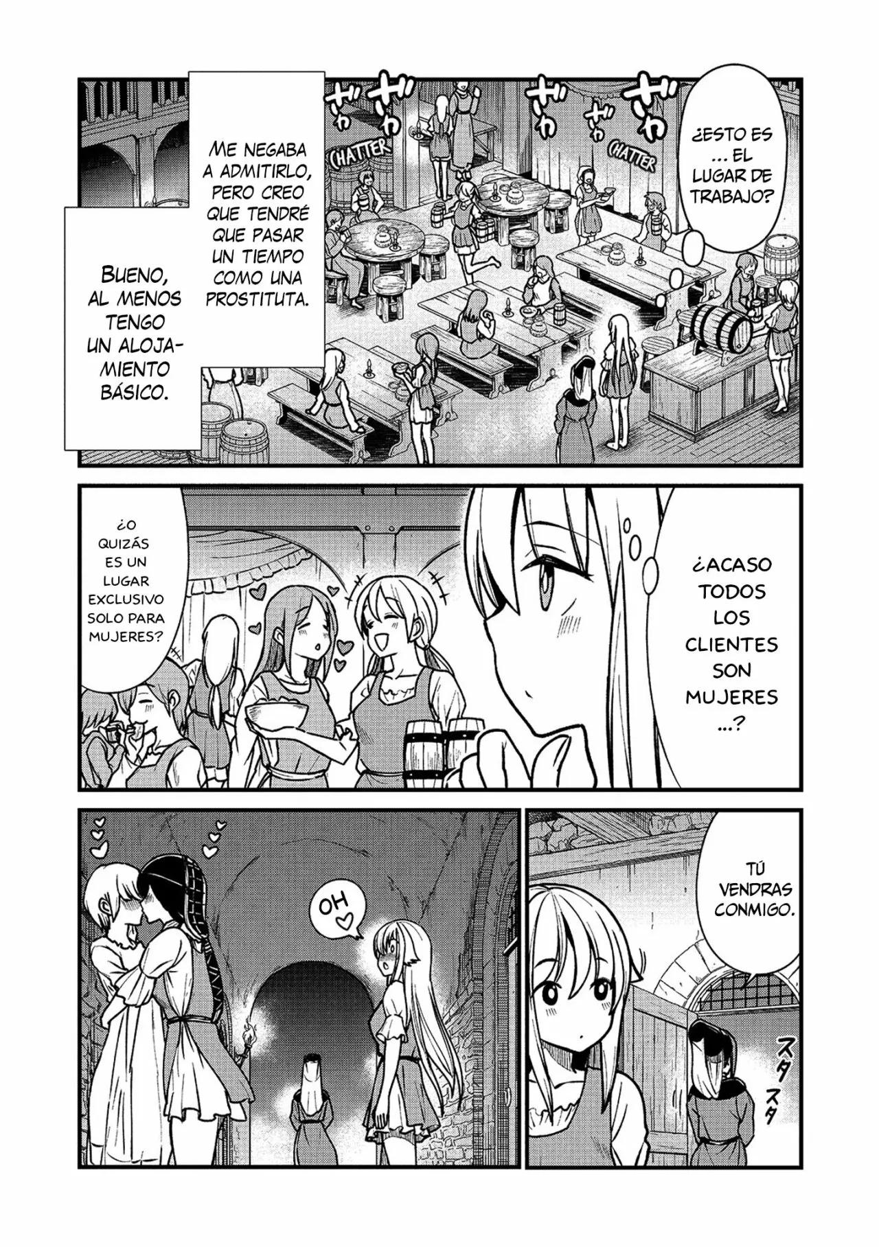 Me convertí en princesa caballero y trabajo en un burdel yuri Capitulo 1: Primer Día de Trabajo página 15