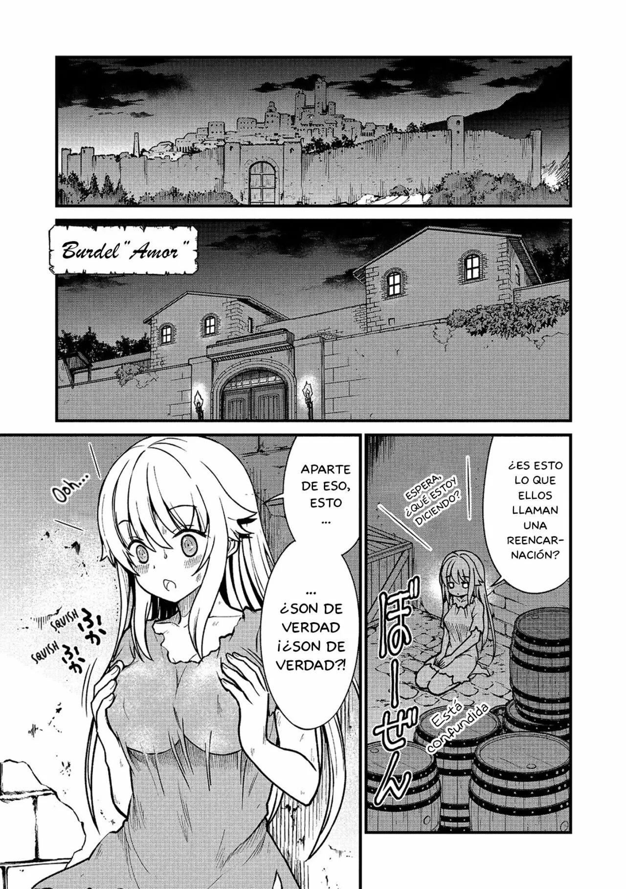 Me convertí en princesa caballero y trabajo en un burdel yuri Capitulo 1: Primer Día de Trabajo página 9