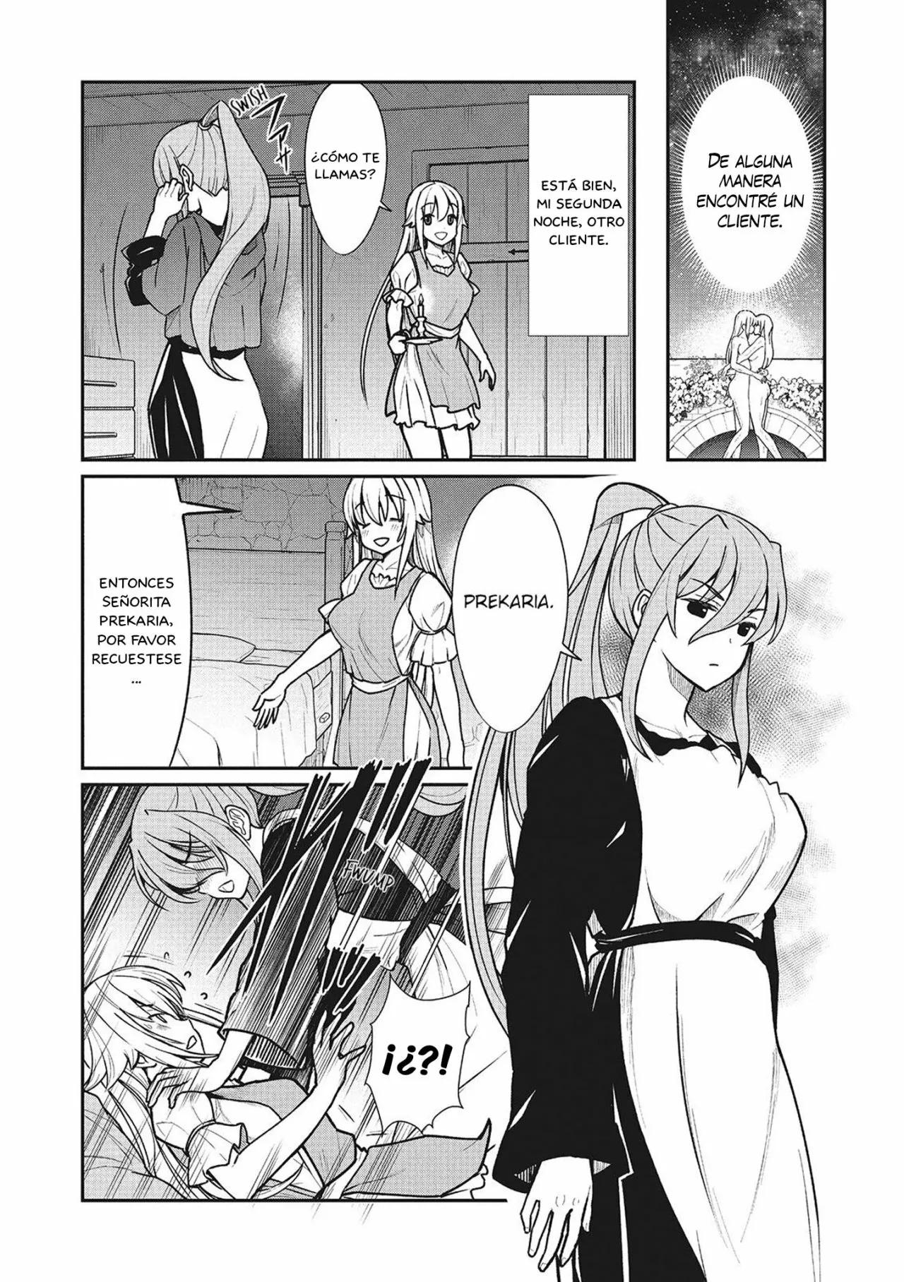 Me convertí en princesa caballero y trabajo en un burdel yuri Capitulo 2: En busca de un cliente personal página 12