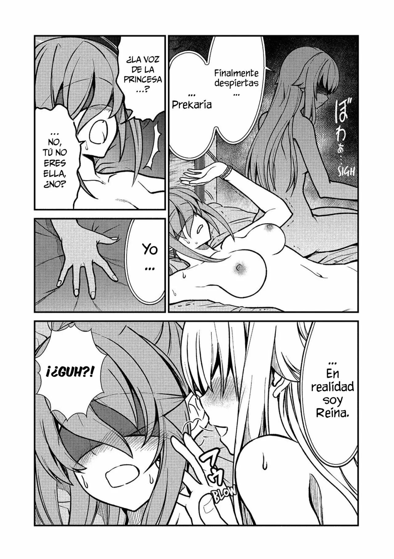 Me convertí en princesa caballero y trabajo en un burdel yuri Capitulo 2: En busca de un cliente personal página 16