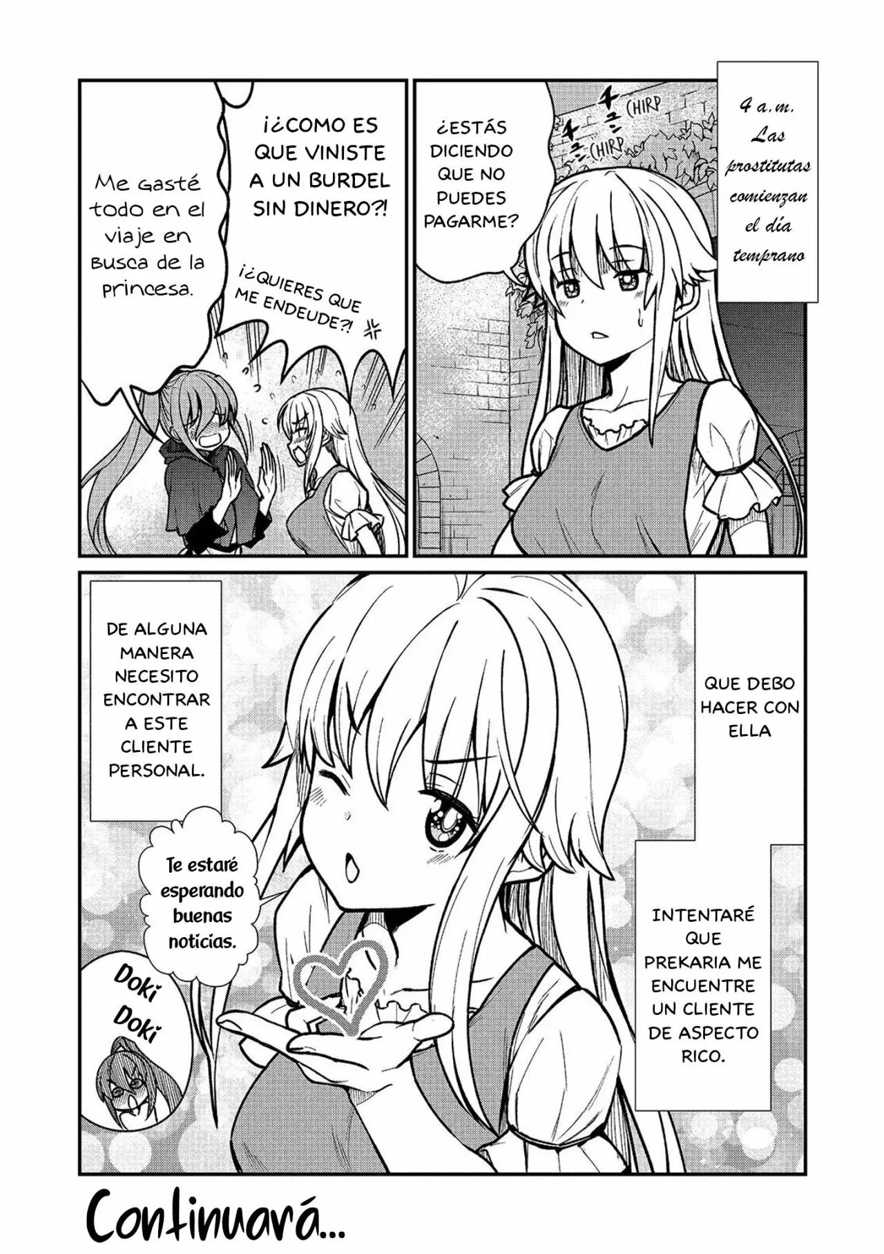 Me convertí en princesa caballero y trabajo en un burdel yuri Capitulo 2: En busca de un cliente personal página 24