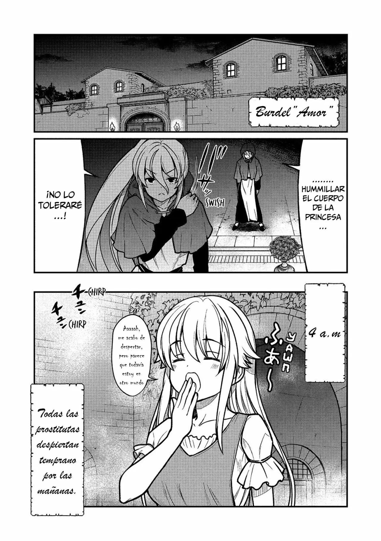 Me convertí en princesa caballero y trabajo en un burdel yuri Capitulo 2: En busca de un cliente personal página 4