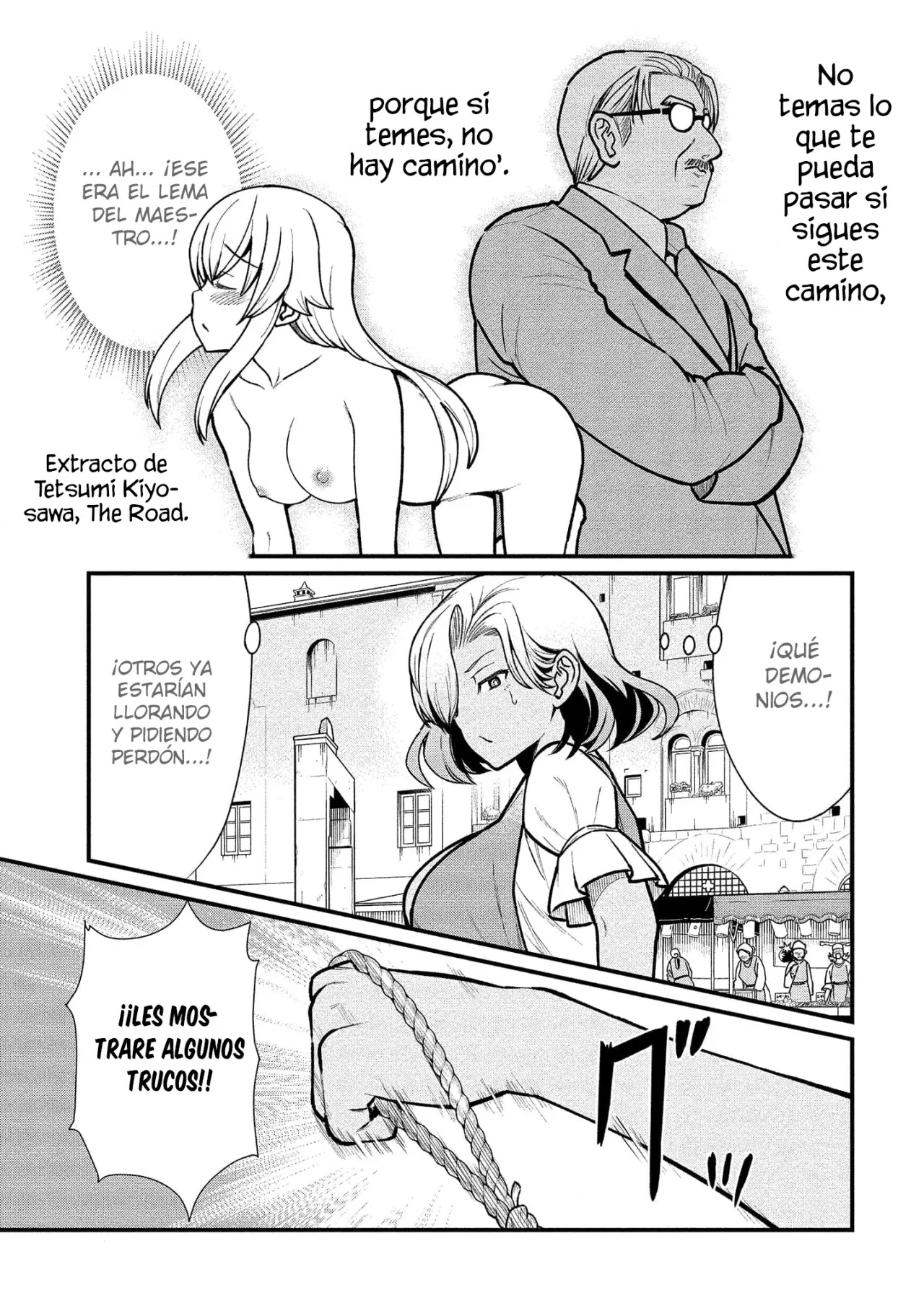 Me convertí en princesa caballero y trabajo en un burdel yuri Capitulo 3 página 17