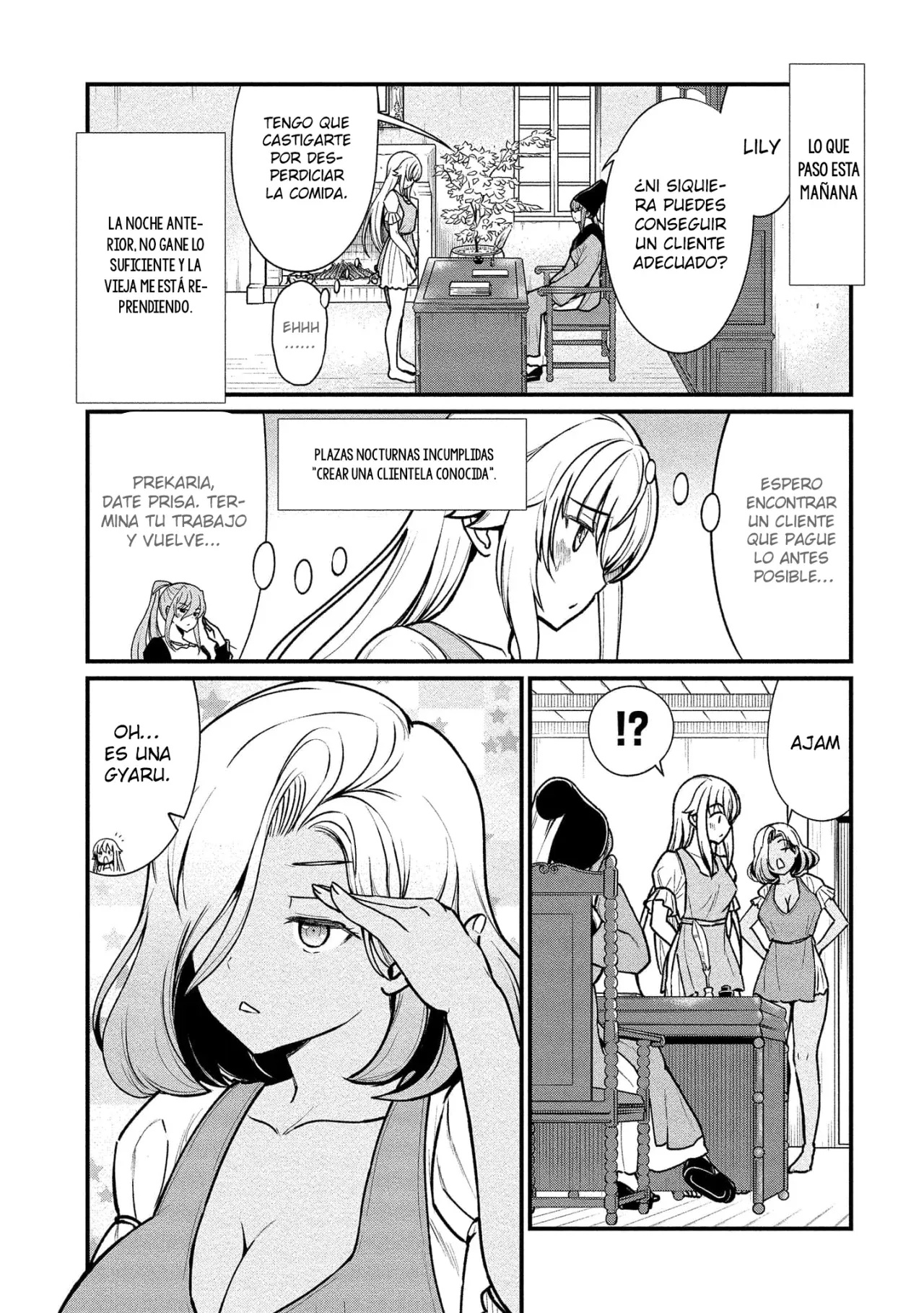 Me convertí en princesa caballero y trabajo en un burdel yuri Capitulo 3 página 9