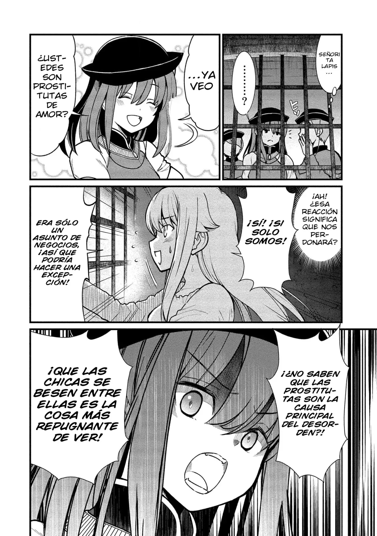 Me convertí en princesa caballero y trabajo en un burdel yuri Capitulo 4 página 11
