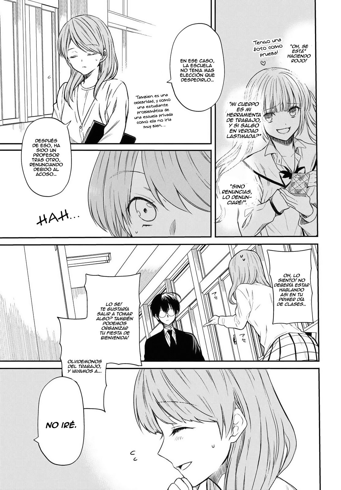 1-nen A-gumi no Monster Capitulo 1: No puedo tolerar a u profesor asqueroso como tú página 23