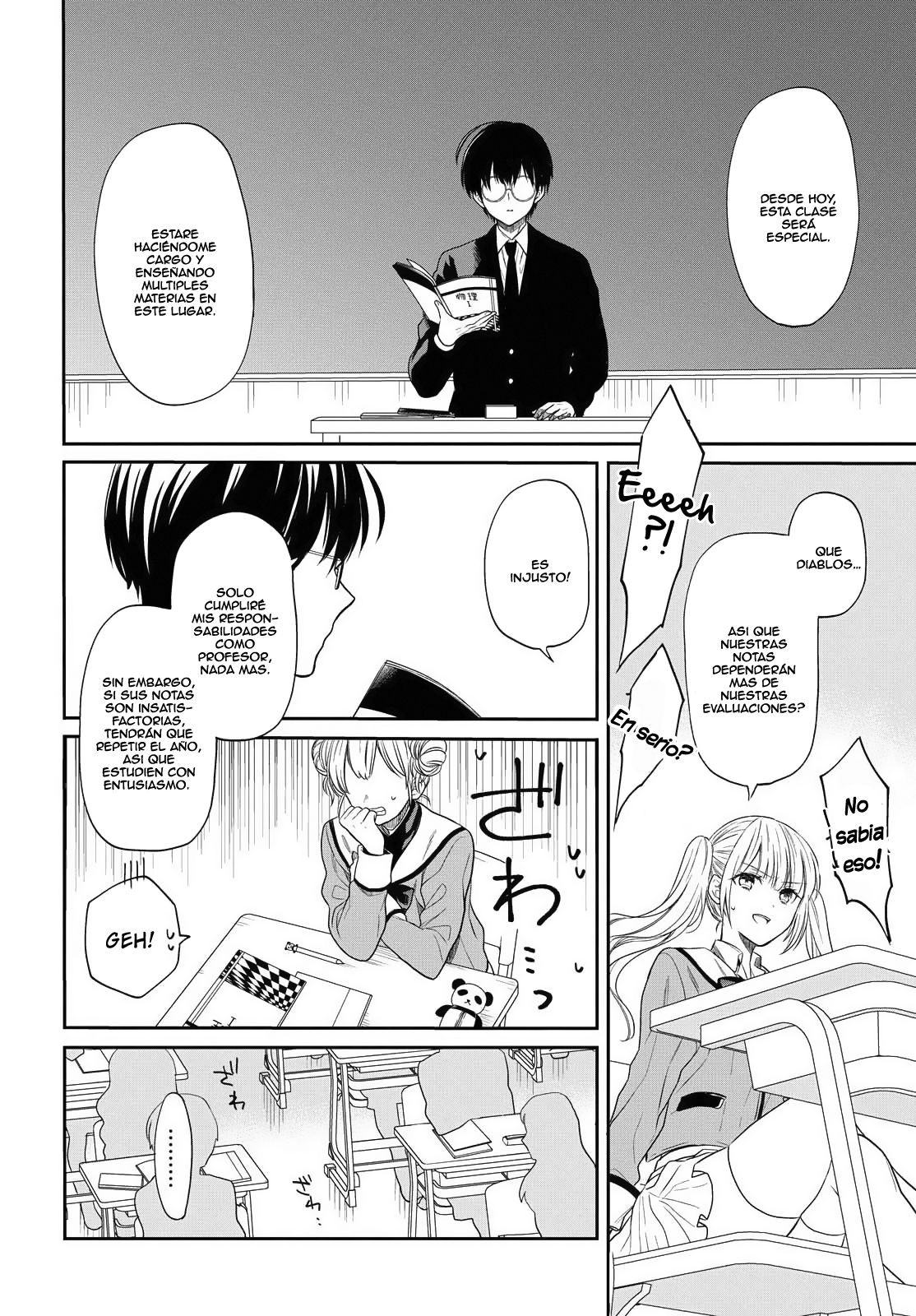 1-nen A-gumi no Monster Capitulo 1: No puedo tolerar a u profesor asqueroso como tú página 26
