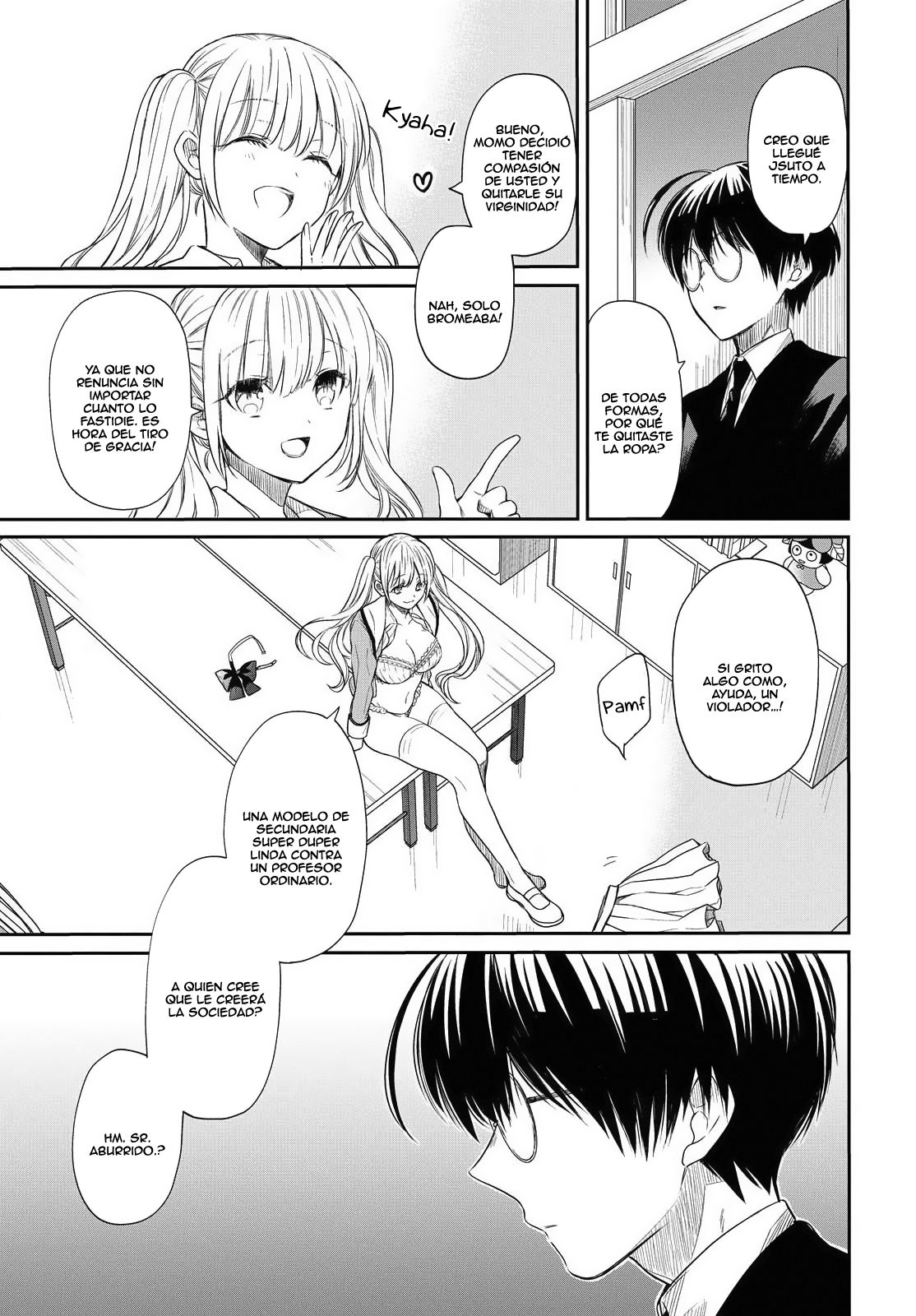 1-nen A-gumi no Monster Capitulo 1: No puedo tolerar a u profesor asqueroso como tú página 33