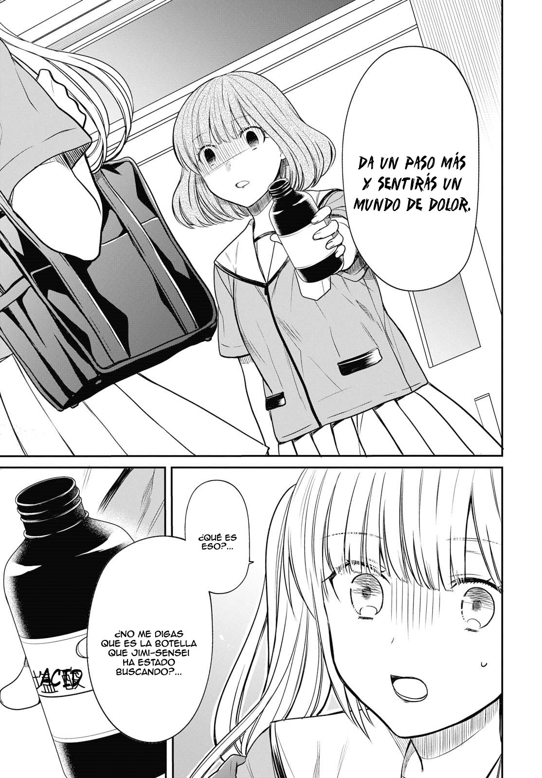 1-nen A-gumi no Monster Capitulo 10: Sensei, ¿"Hananaka" o "Yo"? página 18