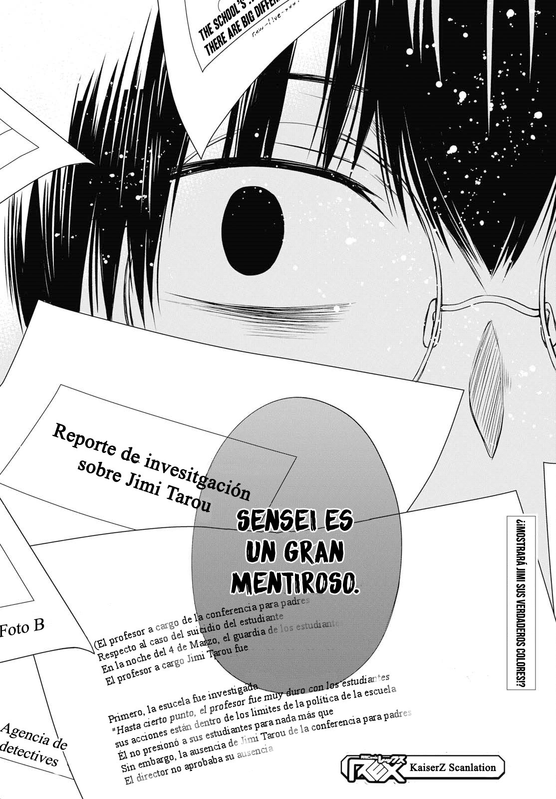 1-nen A-gumi no Monster Capitulo 11: Sensei...? página 32