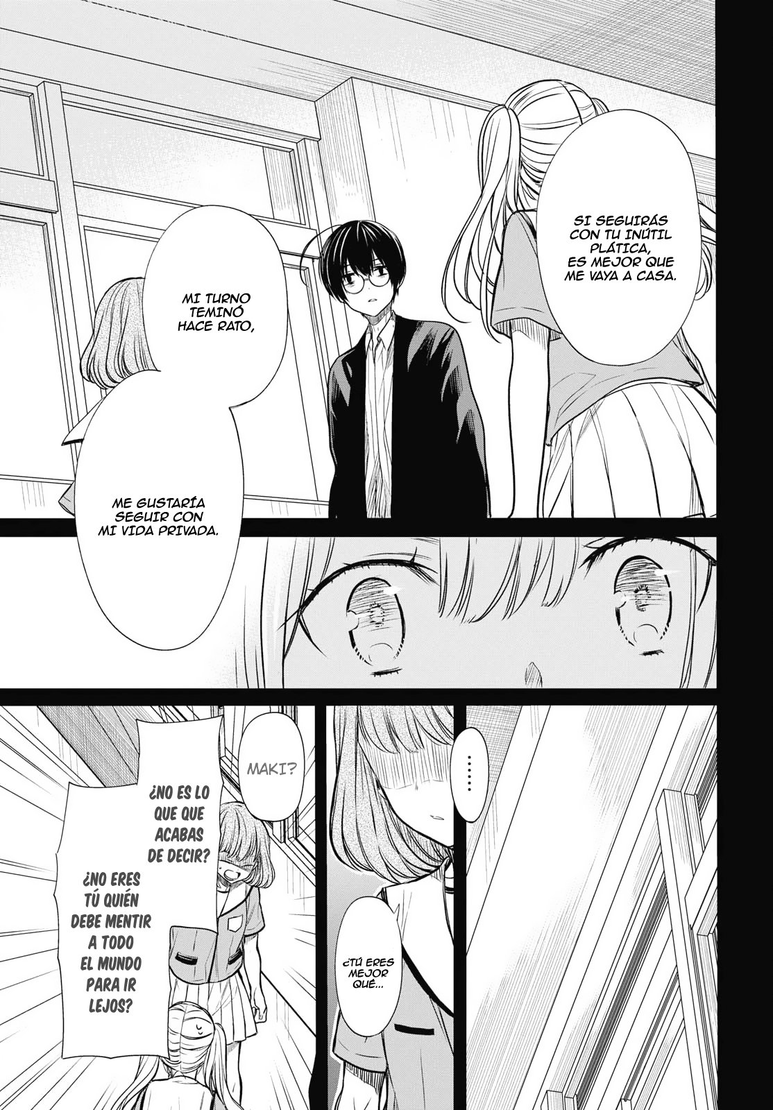 1-nen A-gumi no Monster Capitulo 12: Sensei, ¿Qué pasó ese día? página 18