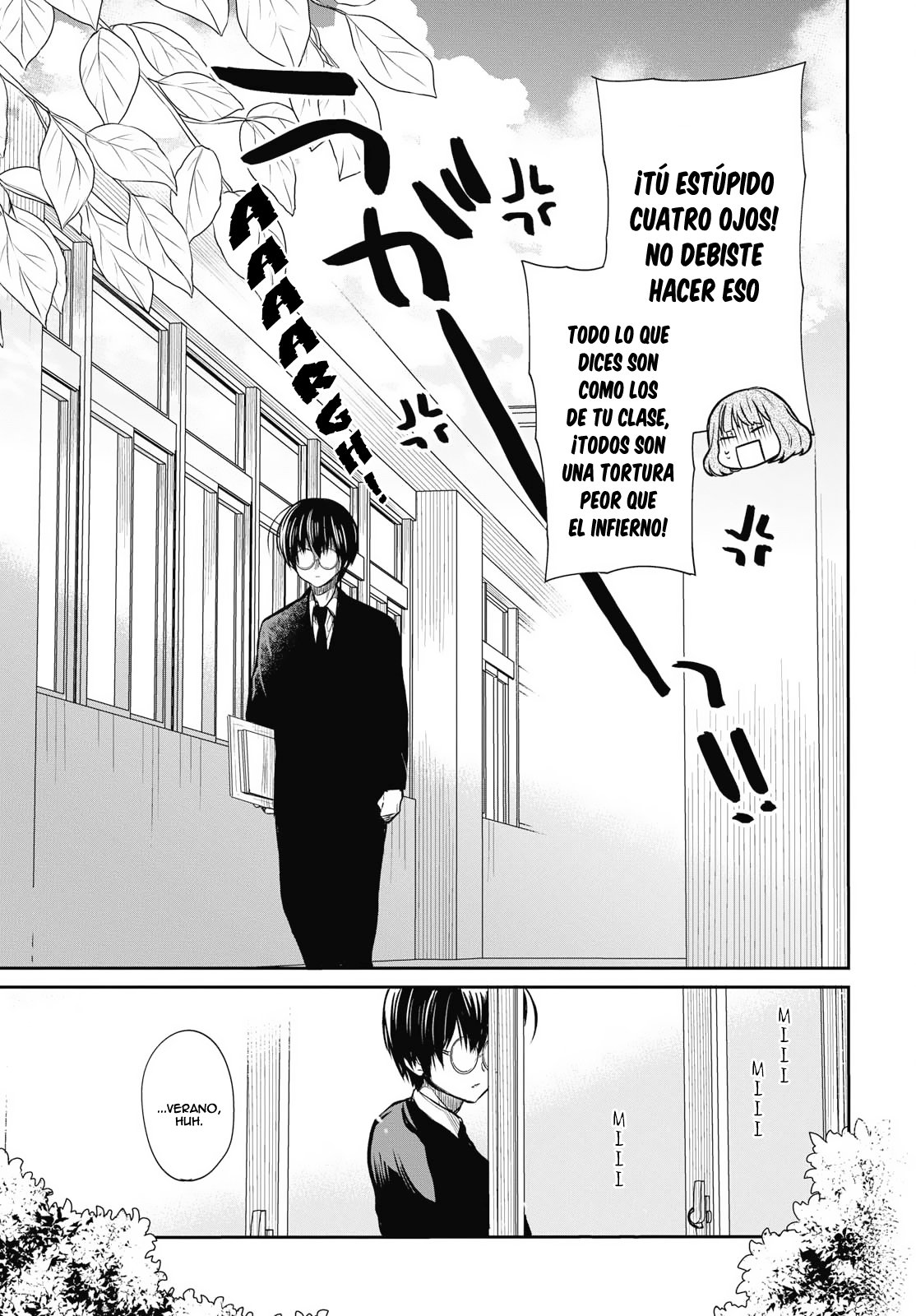 1-nen A-gumi no Monster Capitulo 12: Sensei, ¿Qué pasó ese día? página 22