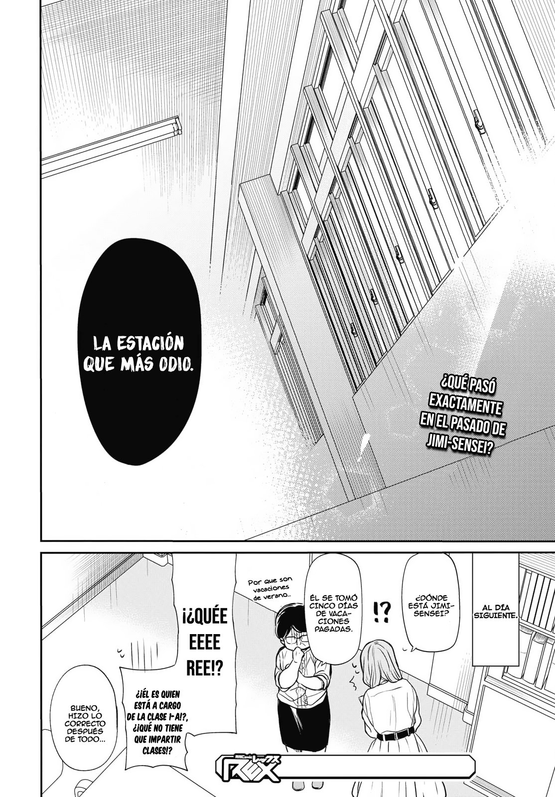1-nen A-gumi no Monster Capitulo 12: Sensei, ¿Qué pasó ese día? página 23