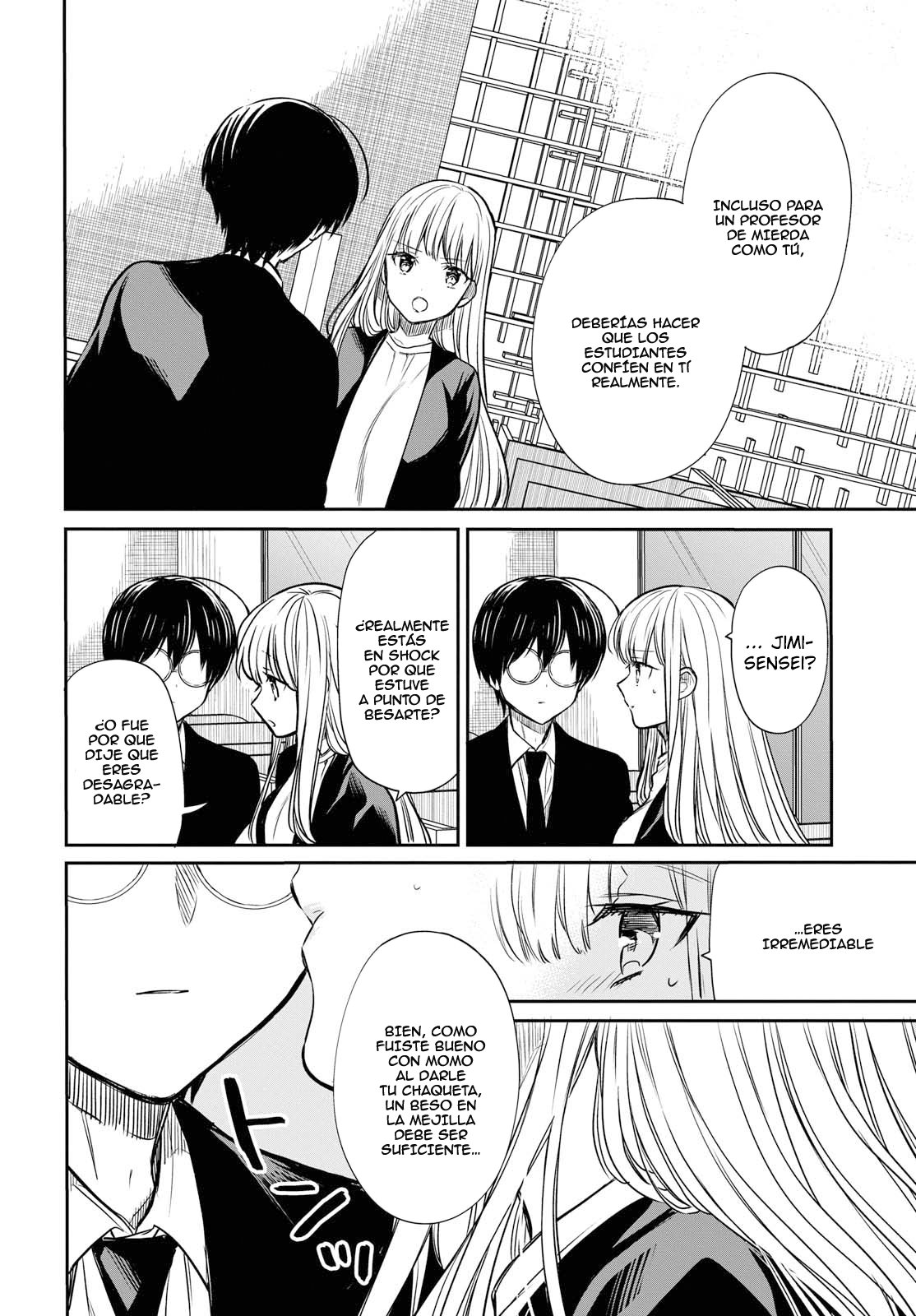 1-nen A-gumi no Monster Capitulo 14: Sensei, Apestas tratando bien a las chicas página 7