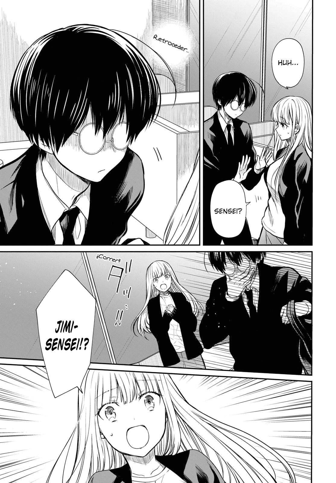 1-nen A-gumi no Monster Capitulo 14: Sensei, Apestas tratando bien a las chicas página 8