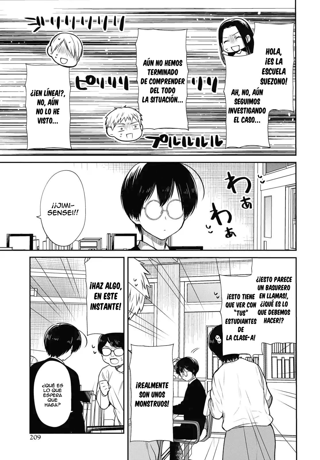 1-nen A-gumi no Monster Capitulo 18: Sensei, ¿Qué puedo hacer? página 23