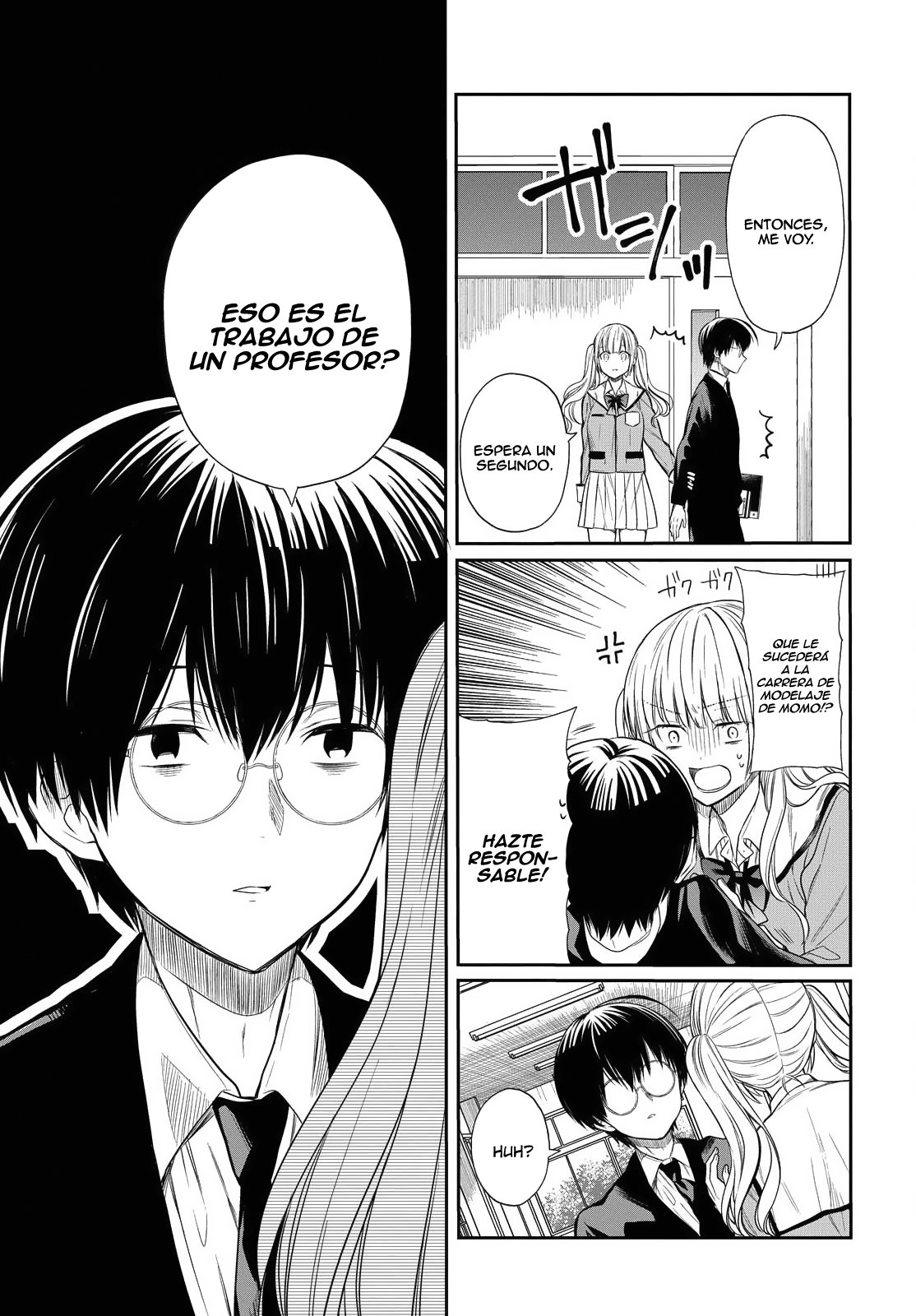 1-nen A-gumi no Monster Capitulo 2: Sensei, por favor hágase responsable. página 24
