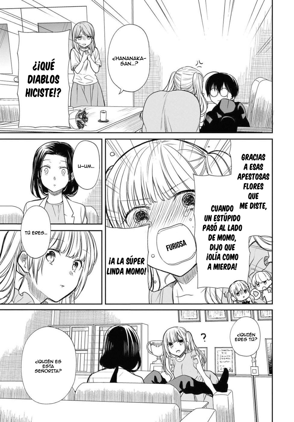 1-nen A-gumi no Monster Capitulo 20: Sensei,¿Sabes que representan los lirios negros? página 15