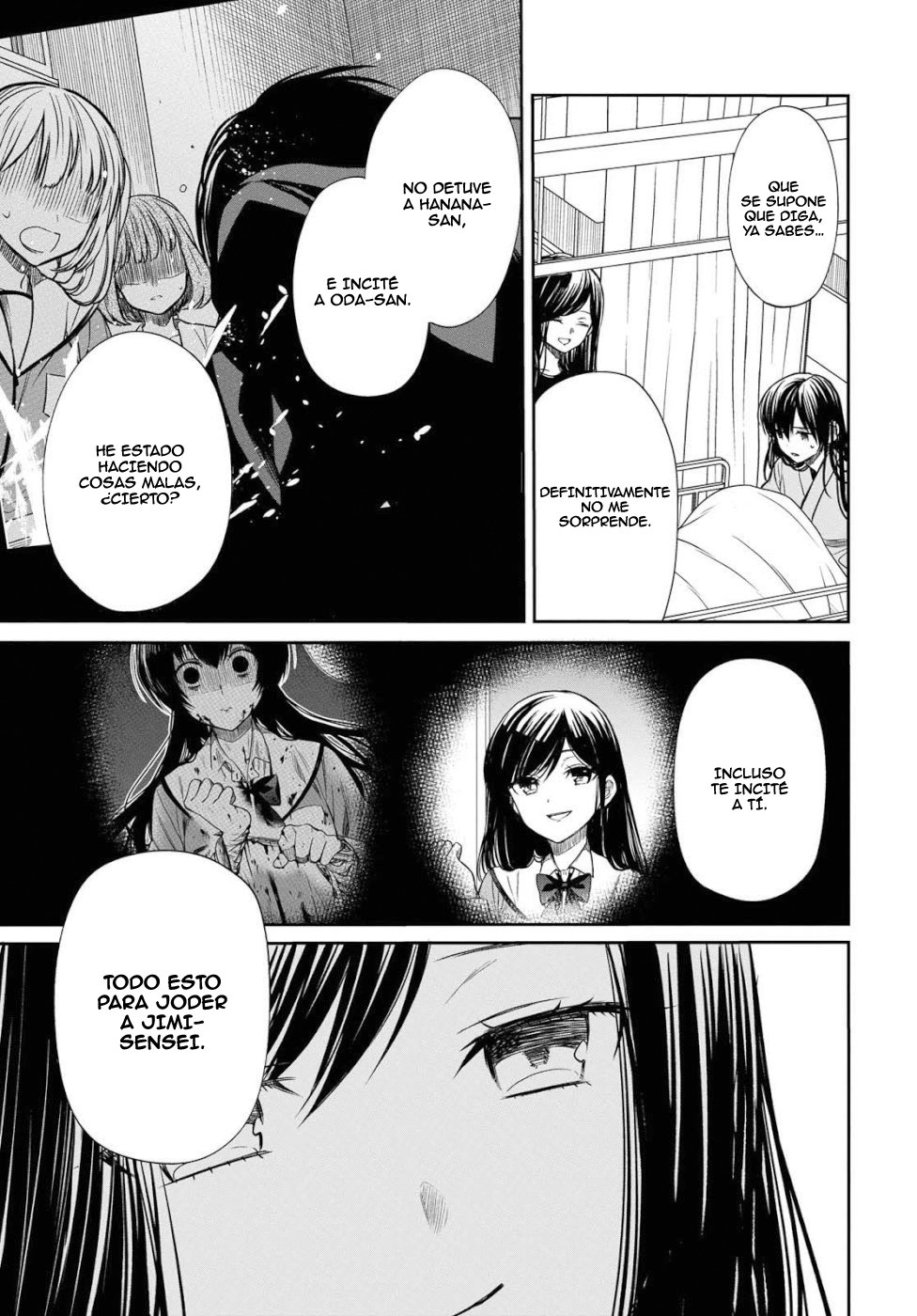1-nen A-gumi no Monster Capitulo 20: Sensei,¿Sabes que representan los lirios negros? página 23
