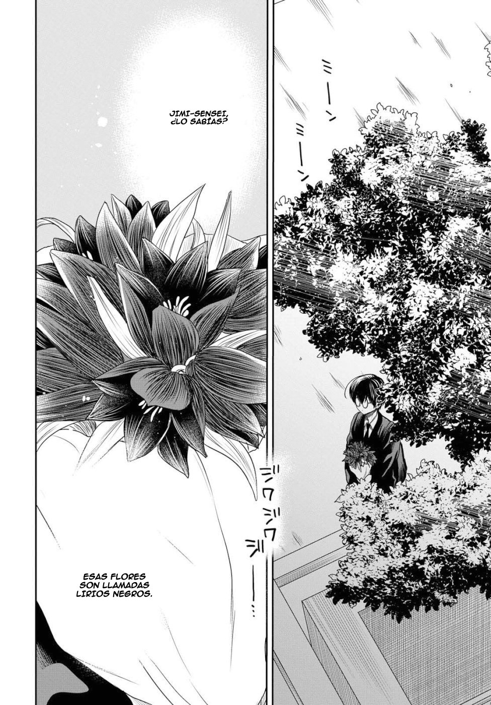 1-nen A-gumi no Monster Capitulo 20: Sensei,¿Sabes que representan los lirios negros? página 28