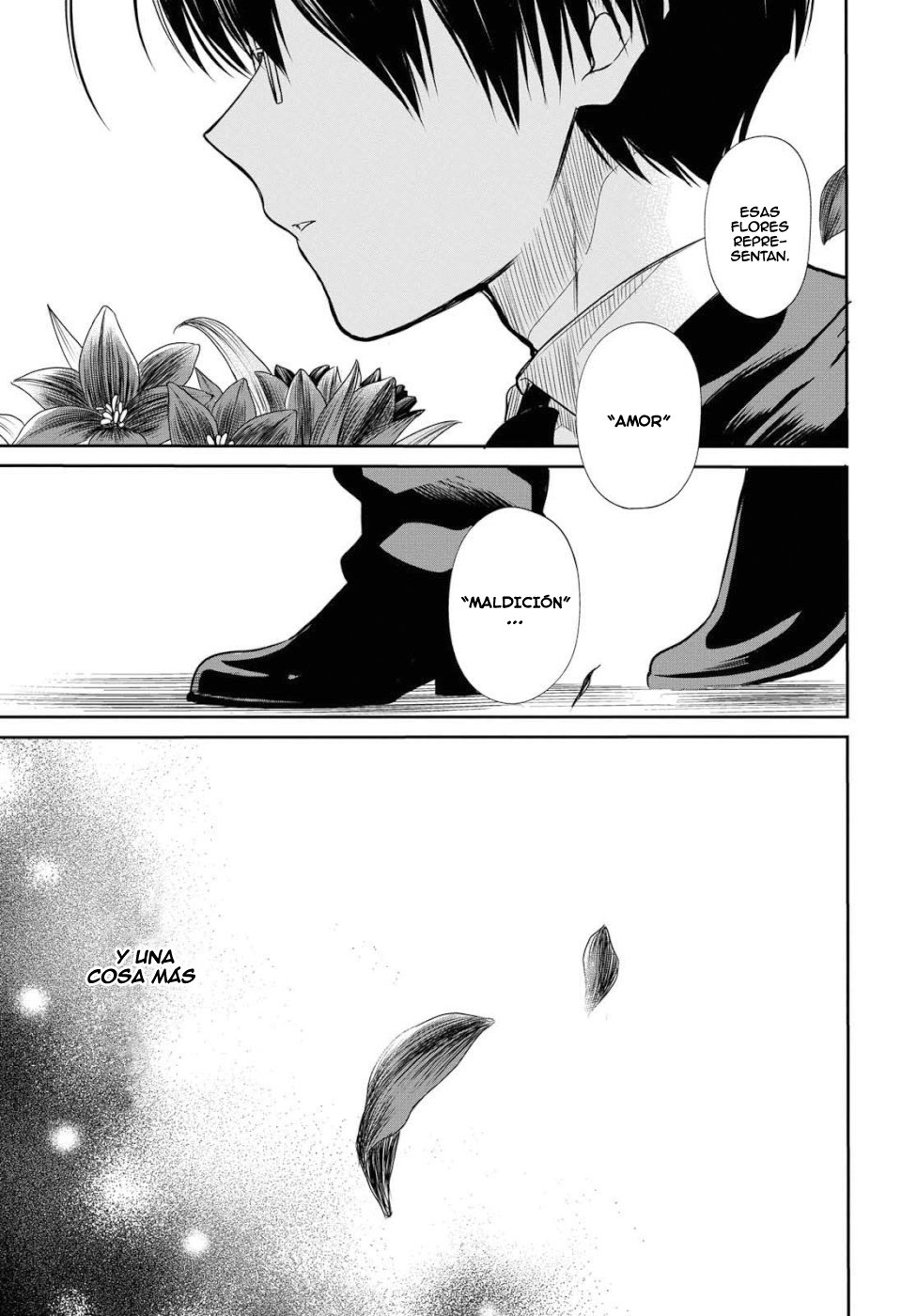 1-nen A-gumi no Monster Capitulo 20: Sensei,¿Sabes que representan los lirios negros? página 29