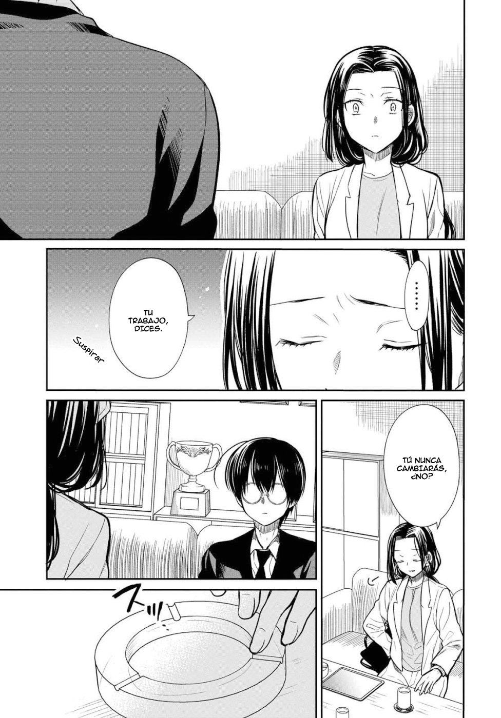 1-nen A-gumi no Monster Capitulo 20: Sensei,¿Sabes que representan los lirios negros? página 9
