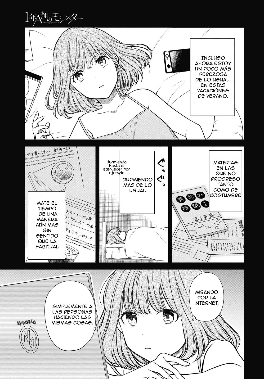 1-nen A-gumi no Monster Capitulo 30 página 4