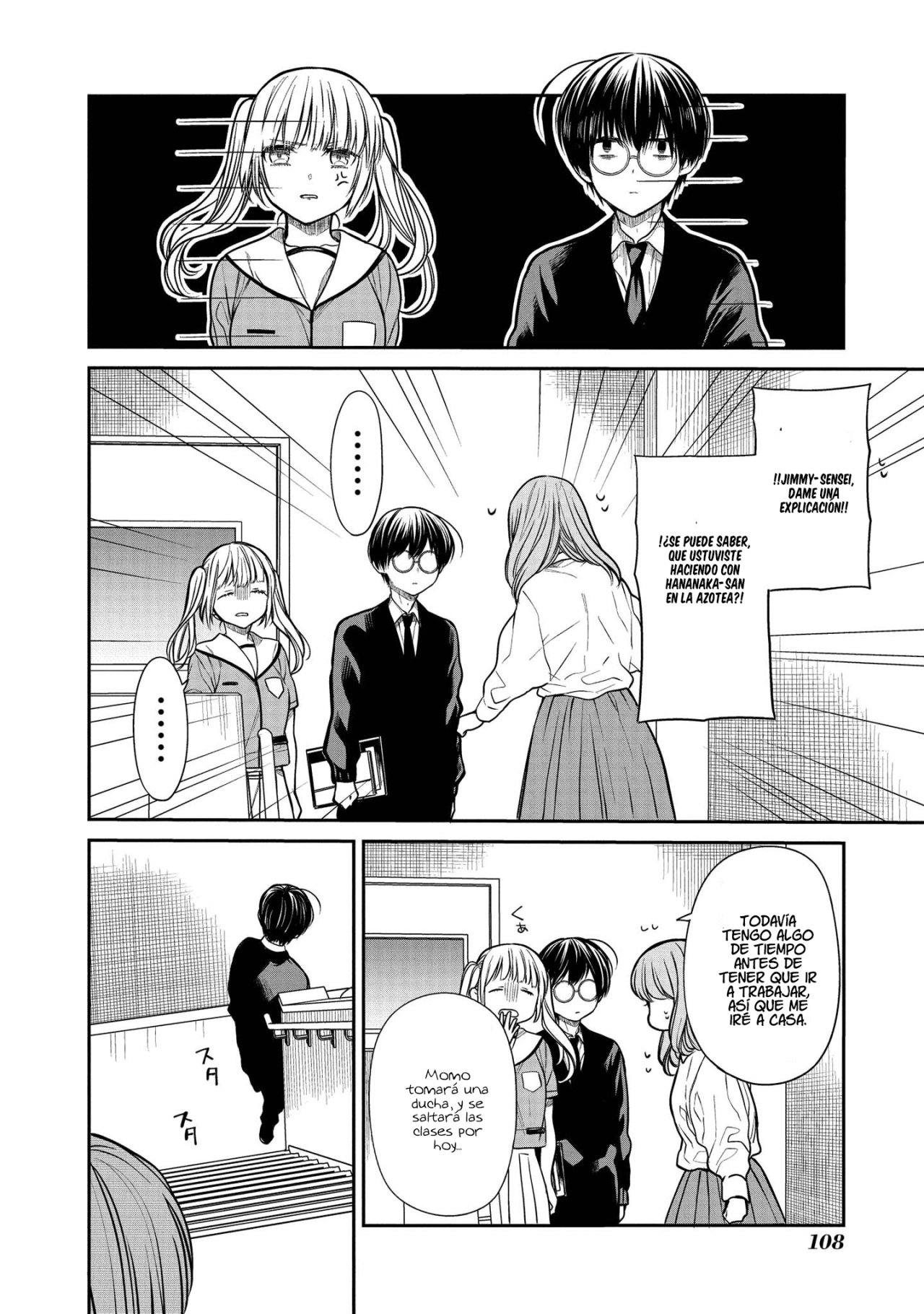 1-nen A-gumi no Monster Capitulo 32: Sensei, por favor no huya. página 14