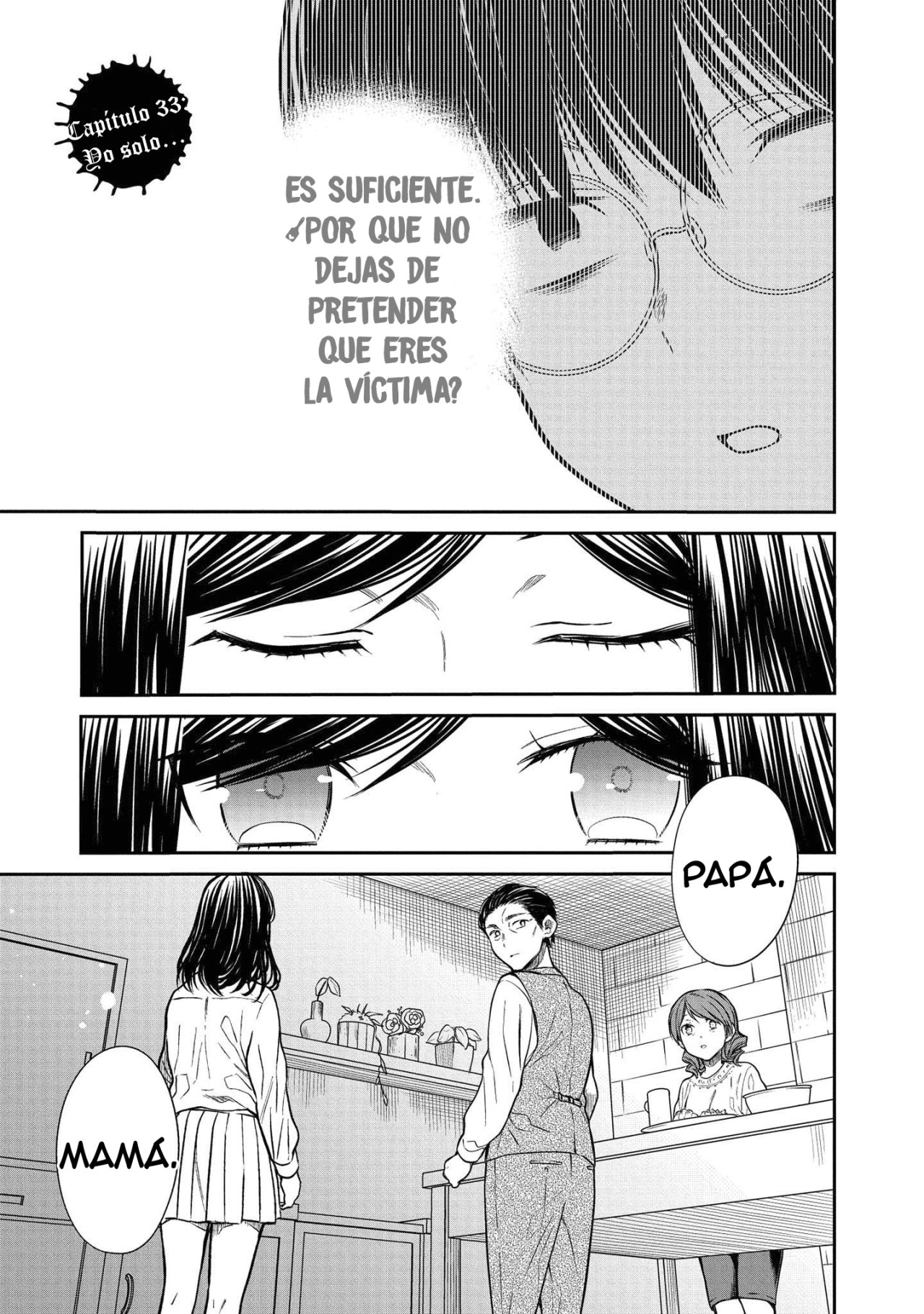 1-nen A-gumi no Monster Capitulo 33: Solamente, soy... página 3