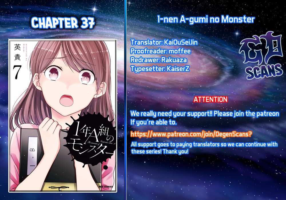 1-nen A-gumi no Monster Capitulo 37 página 2