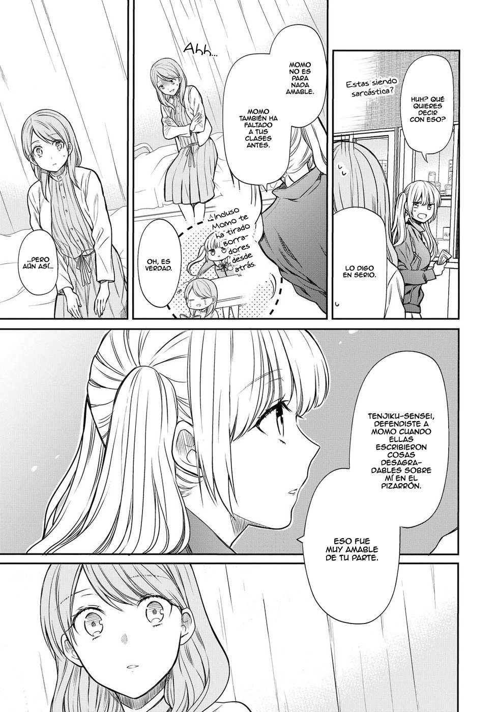 1-nen A-gumi no Monster Capitulo 4: Sensei, por favor no me abandone. página 7