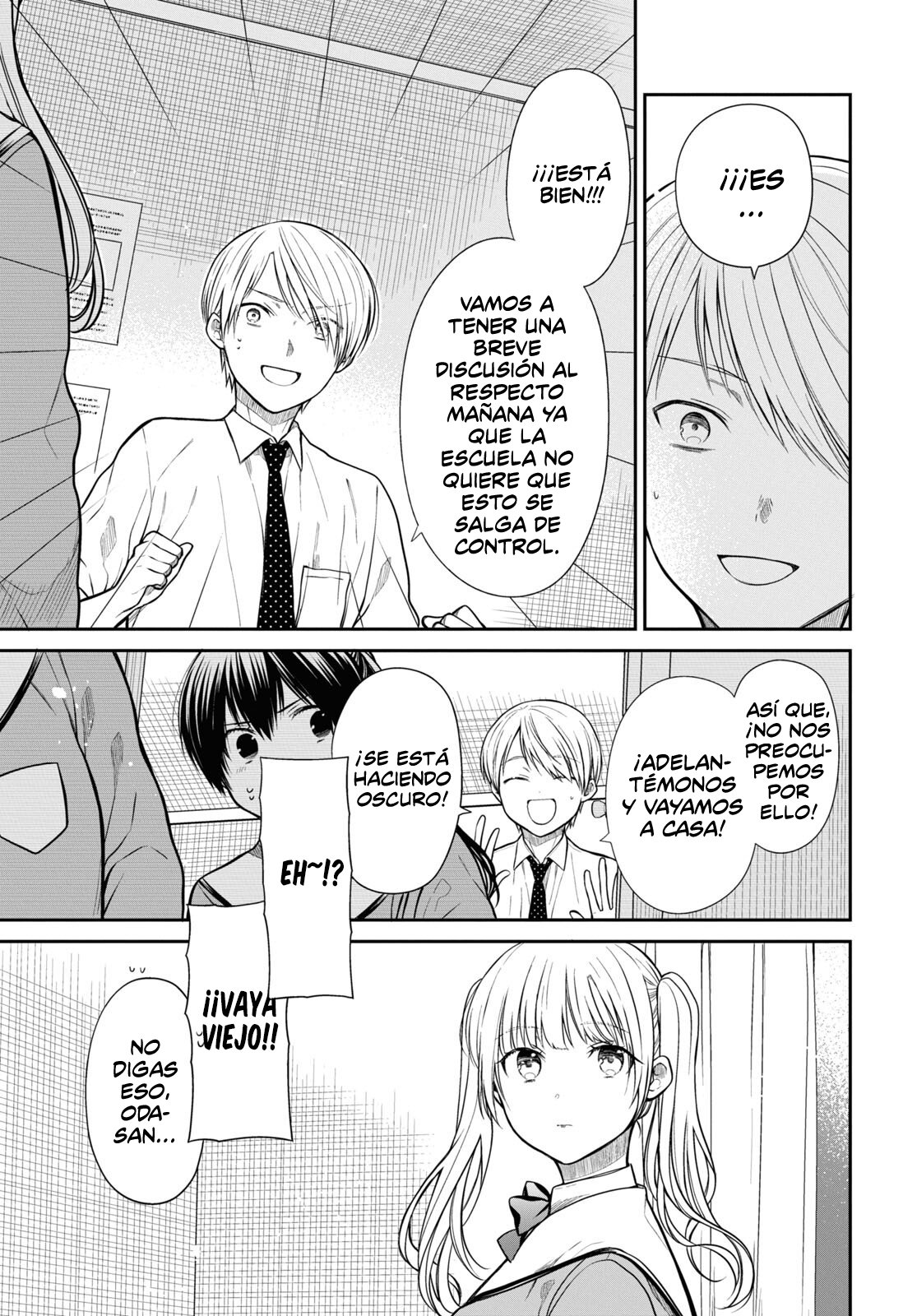 1-nen A-gumi no Monster Capitulo 47: sensei, estamos preocupados. página 14