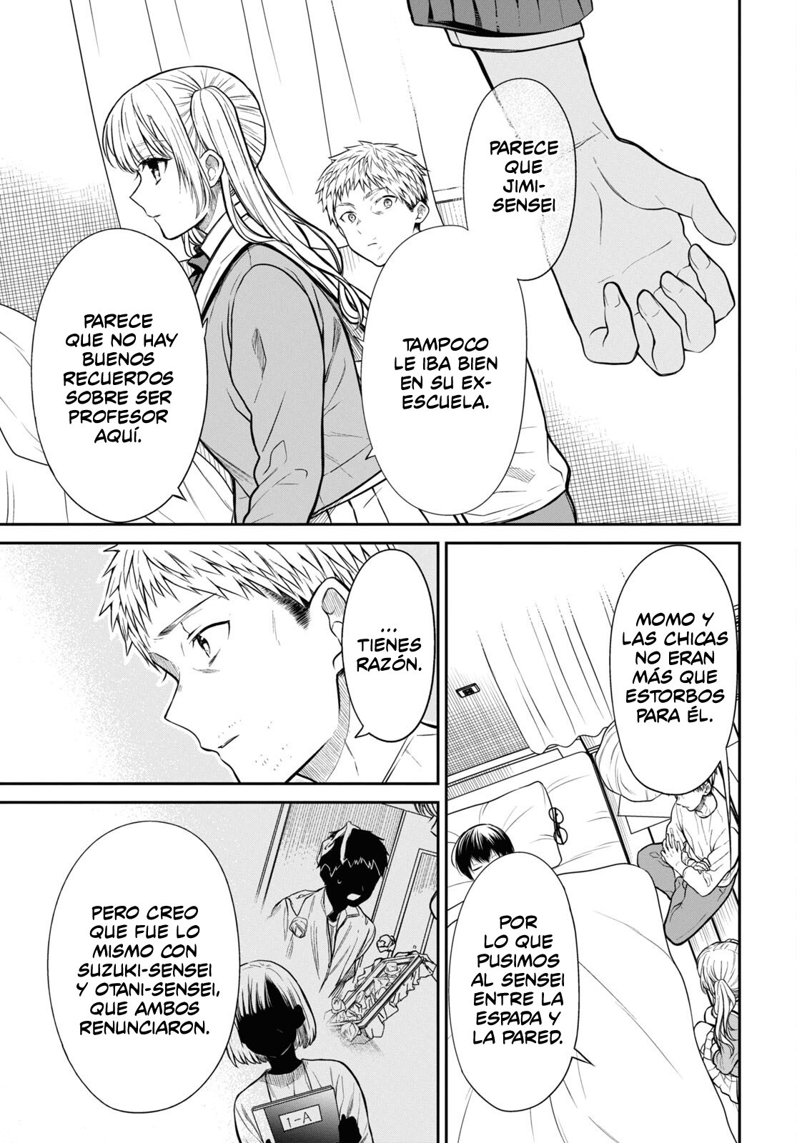 1-nen A-gumi no Monster Capitulo 47: sensei, estamos preocupados. página 18