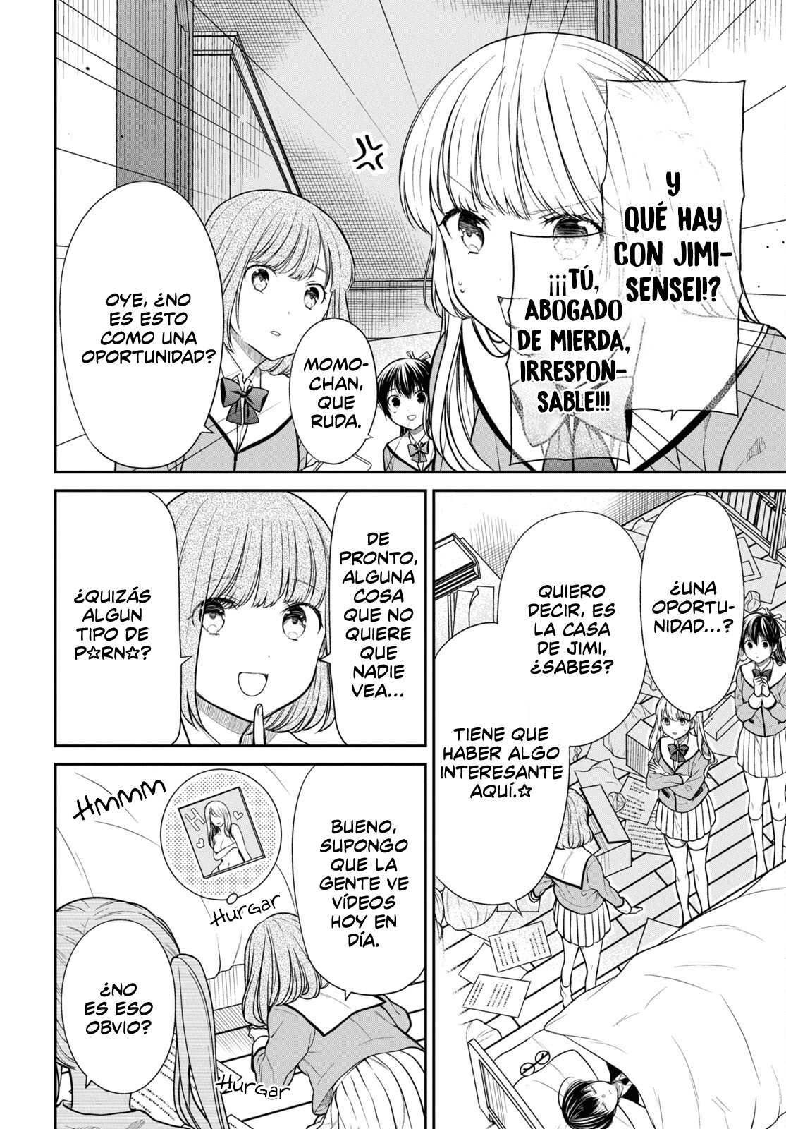 1-nen A-gumi no Monster Capitulo 47: sensei, estamos preocupados. página 5