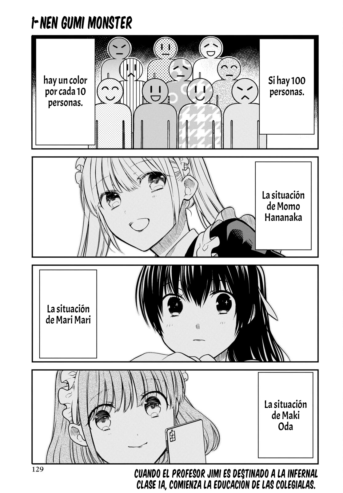 1-nen A-gumi no Monster Capitulo 54 página 25