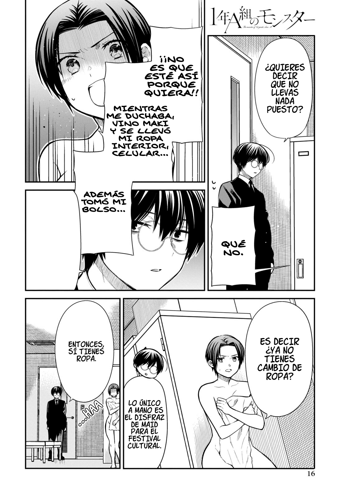 1-nen A-gumi no Monster Capitulo 57 página 11