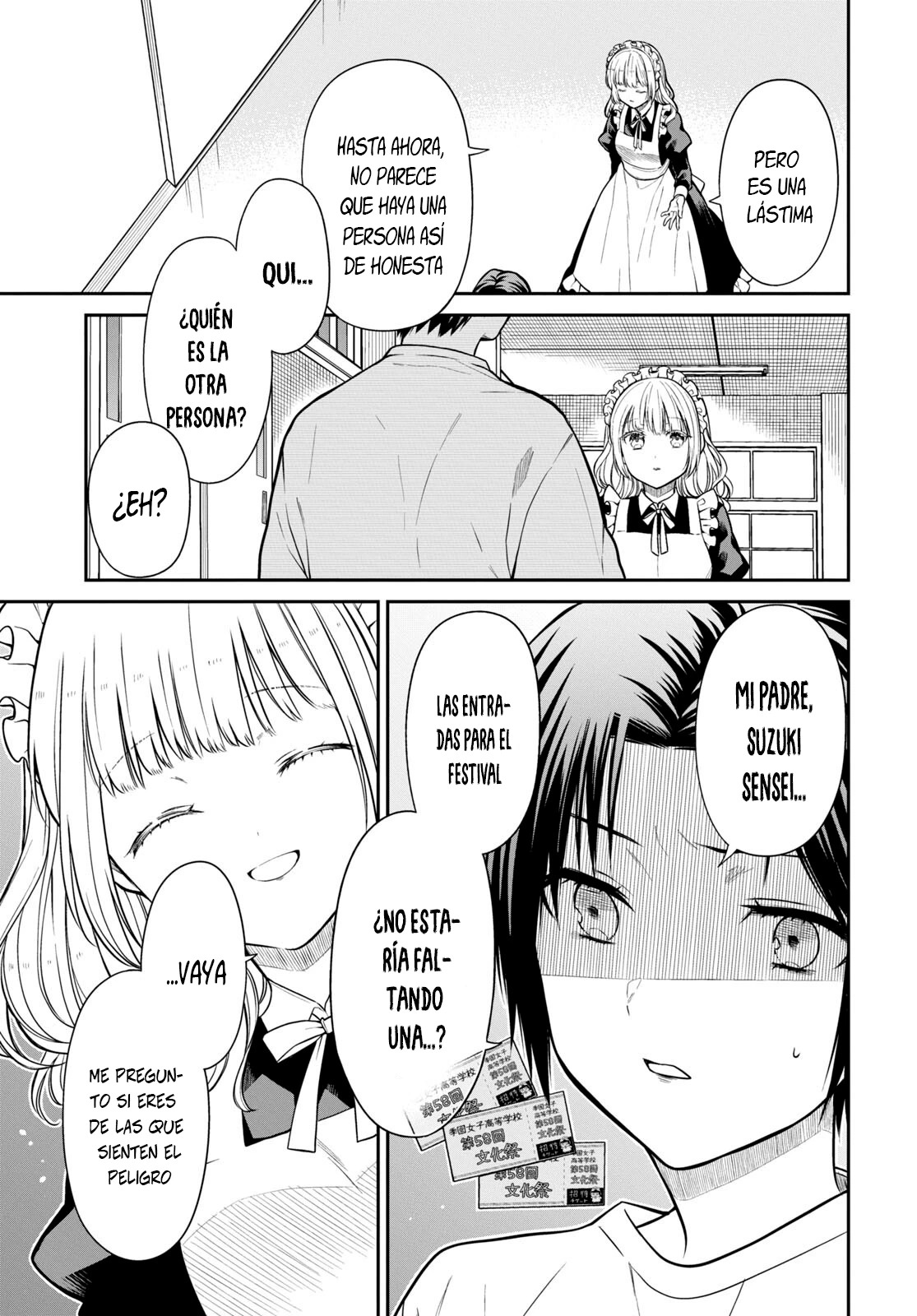 1-nen A-gumi no Monster Capitulo 62 página 16