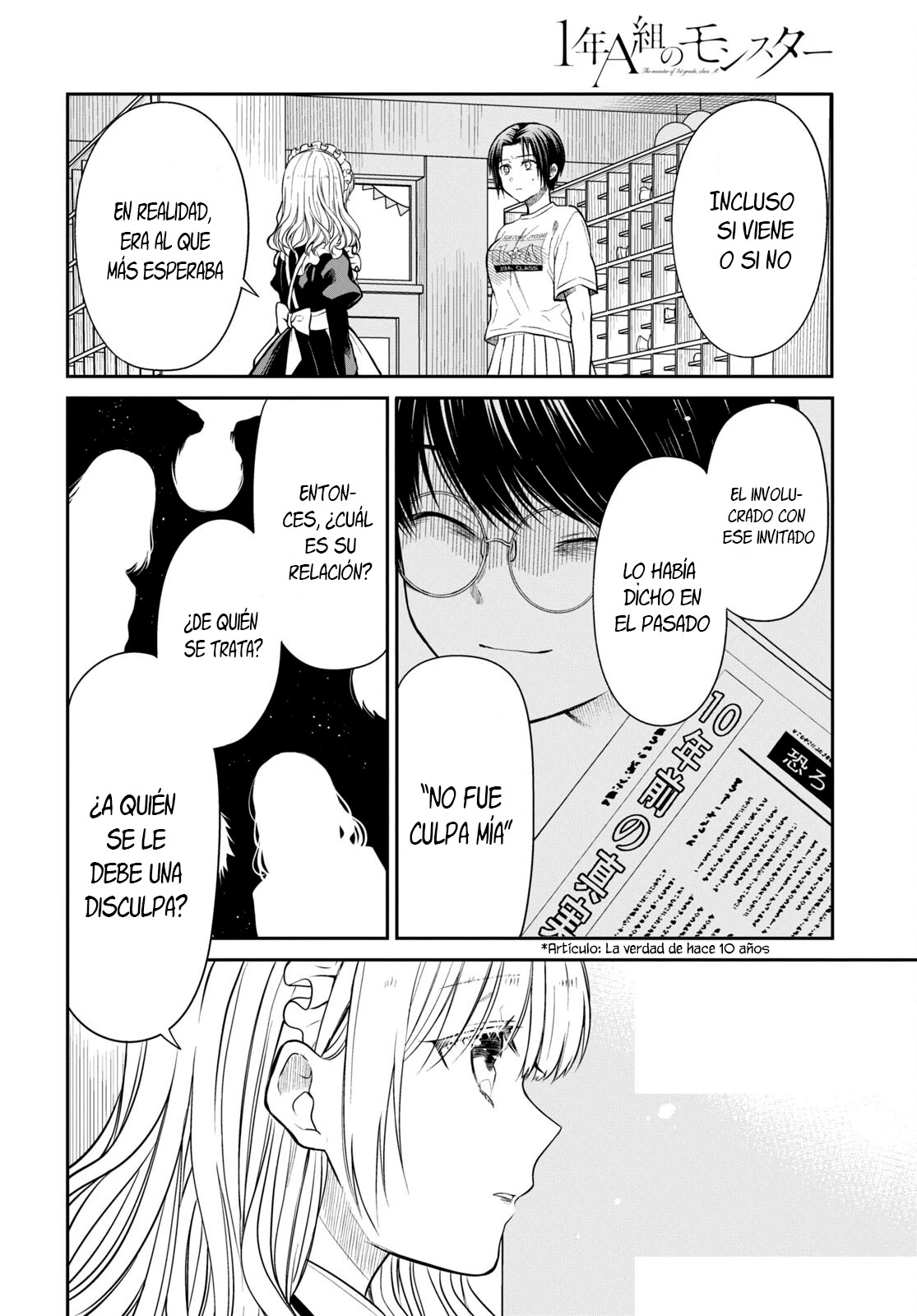 1-nen A-gumi no Monster Capitulo 62 página 23