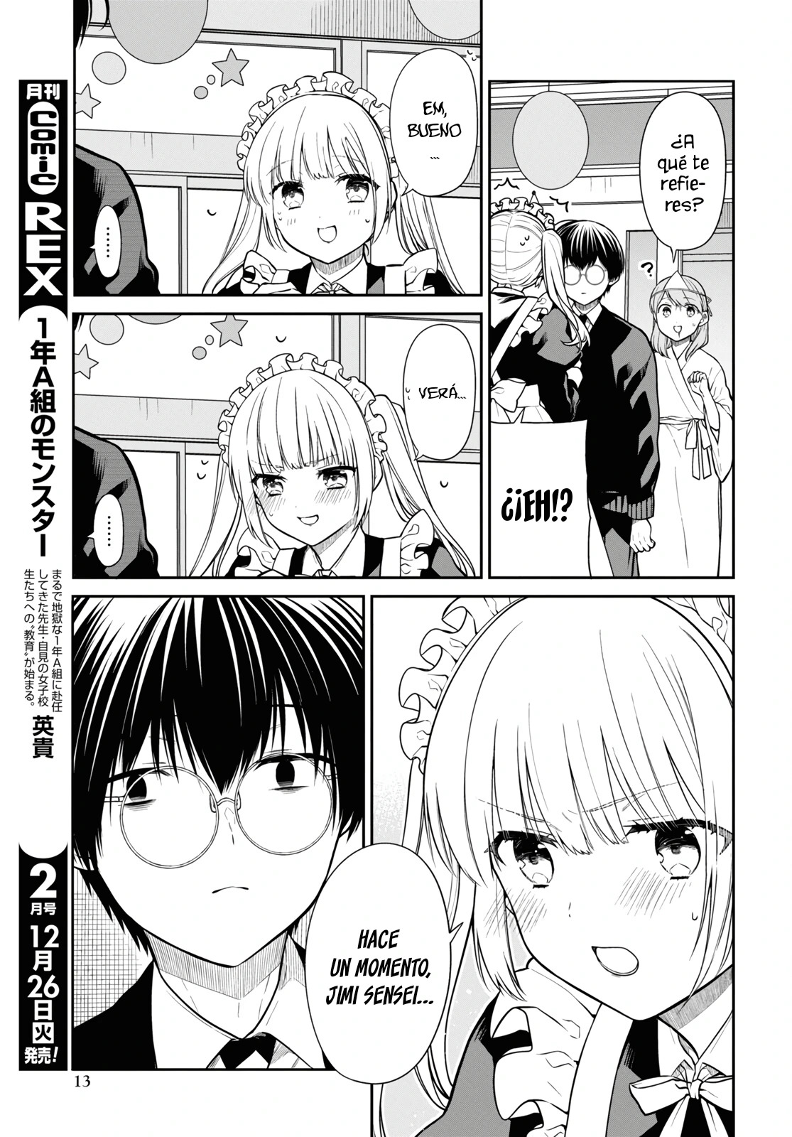 1-nen A-gumi no Monster Capitulo 66 página 7