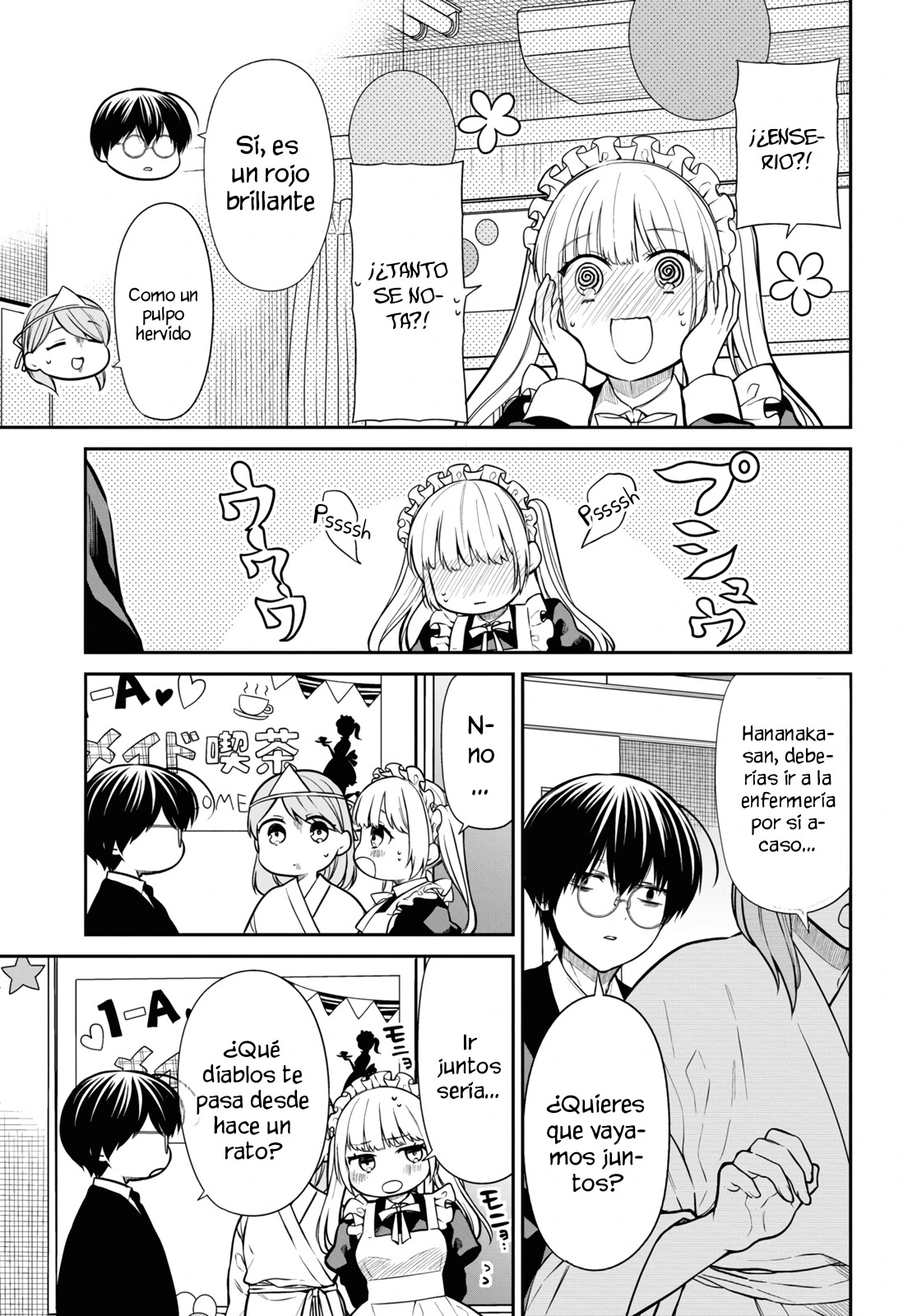 1-nen A-gumi no Monster Capitulo 66 página 9