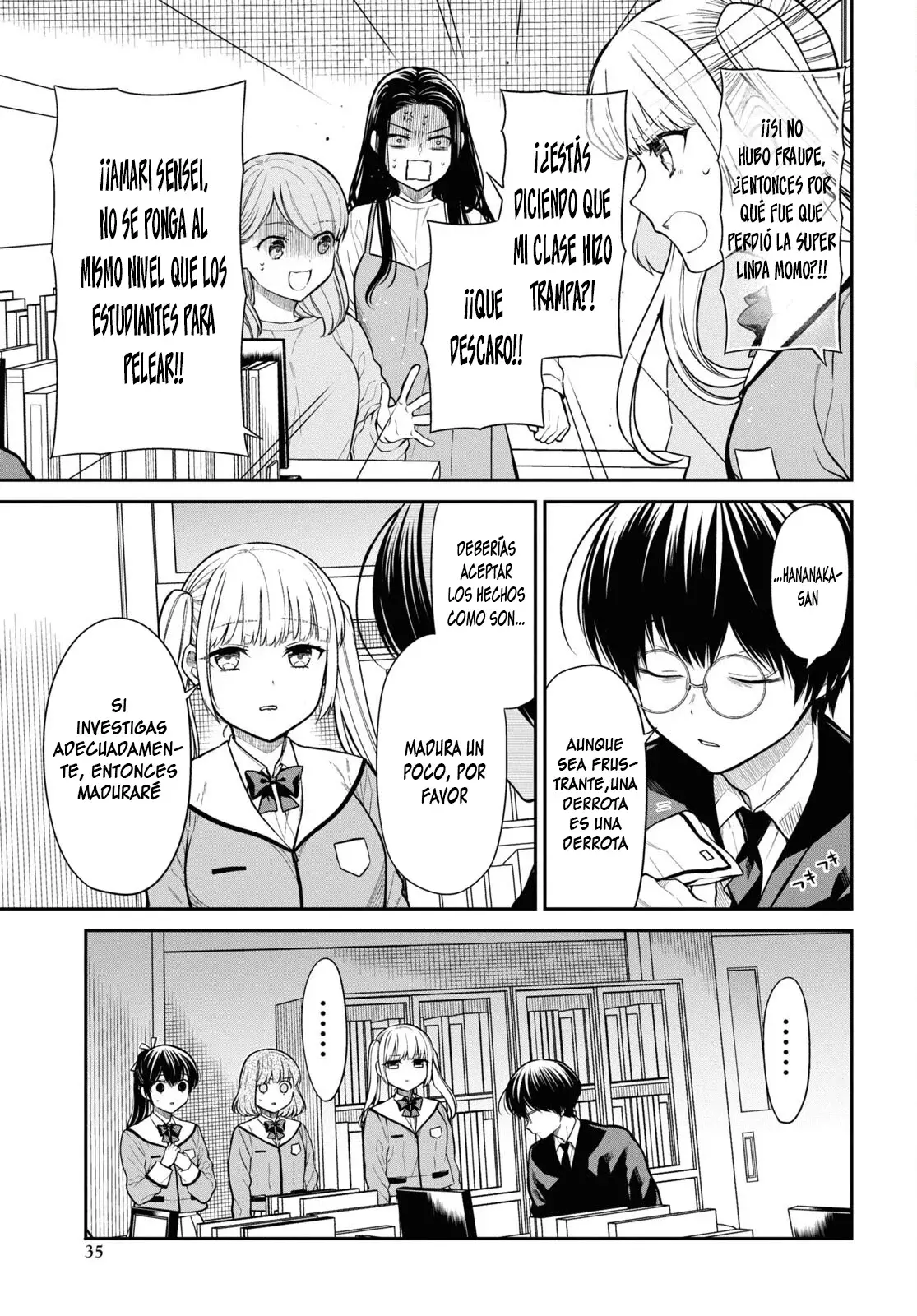 1-nen A-gumi no Monster Capitulo 71 página 15