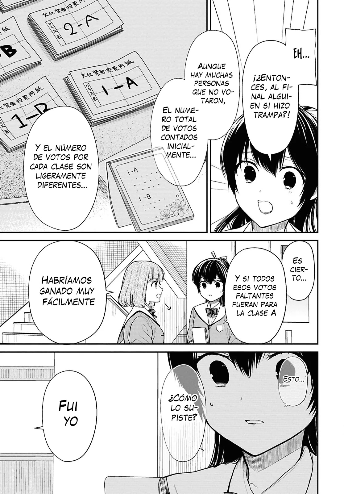 1-nen A-gumi no Monster Capitulo 77 página 27